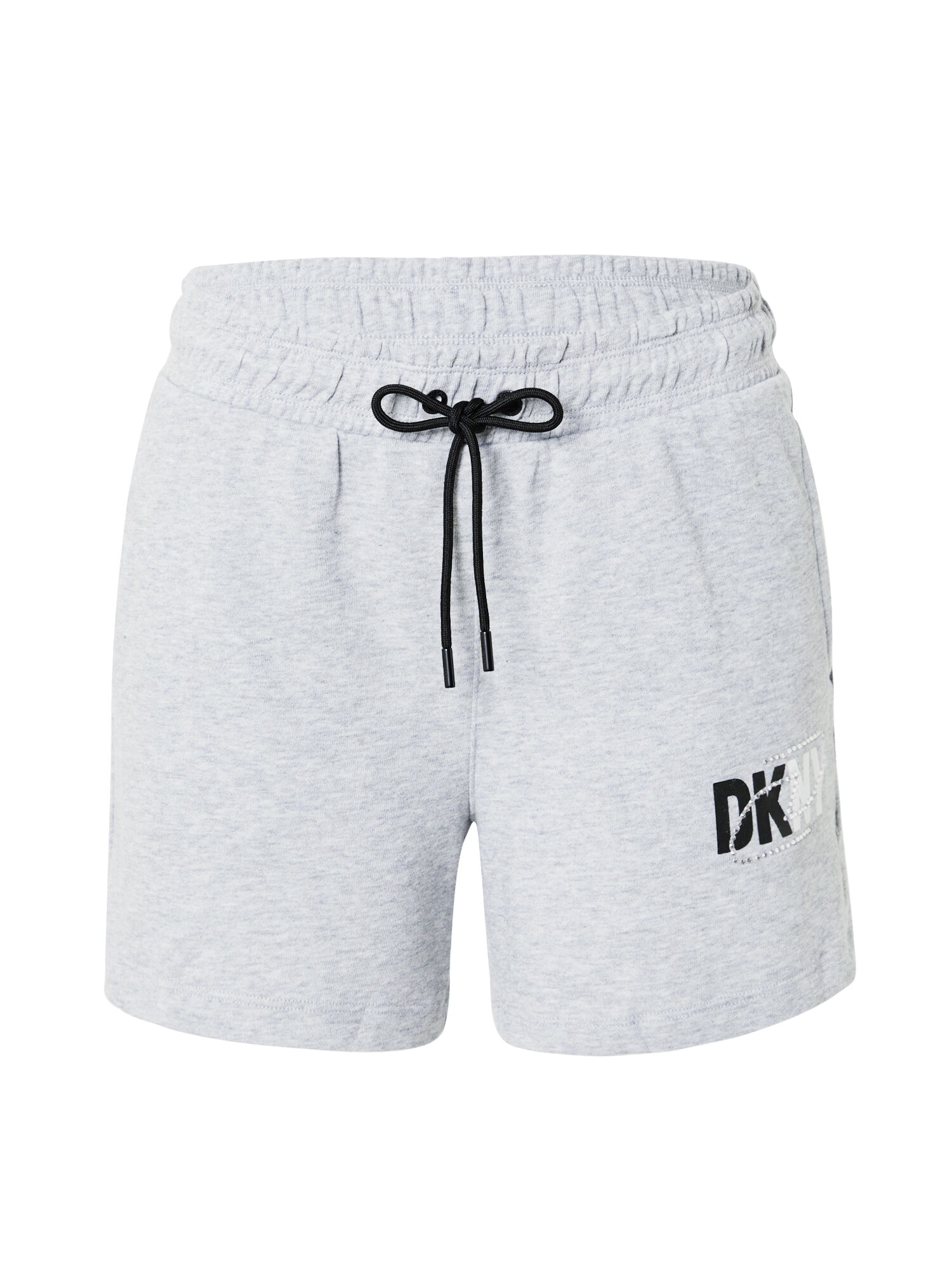 DKNY Performance Παντελόνι φόρμας γκρι μελανζέ / μαύρο / λευκό - Pepit.gr