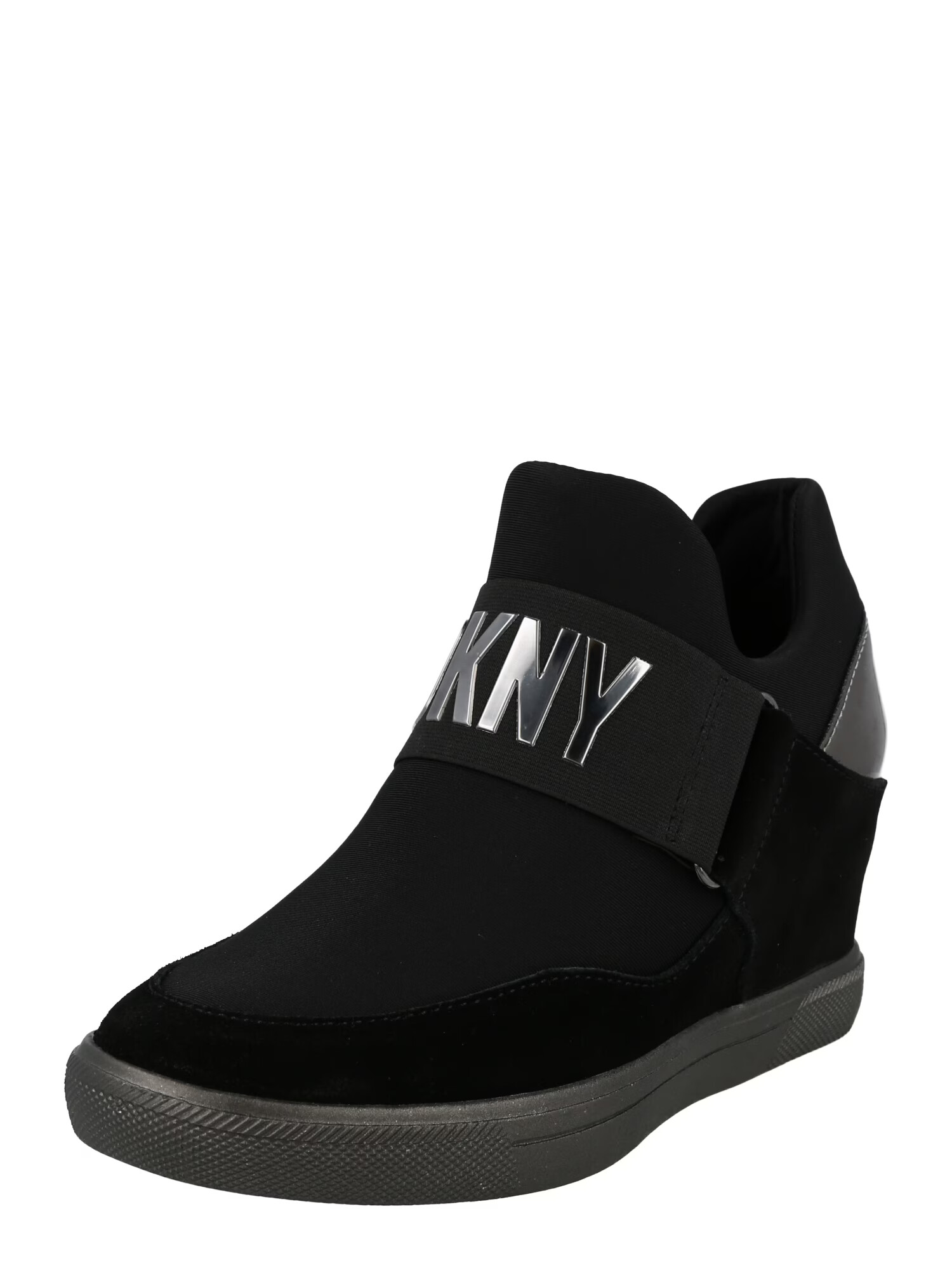 DKNY Slip-on 'COSMOS' μαύρο / ασημί - Pepit.gr