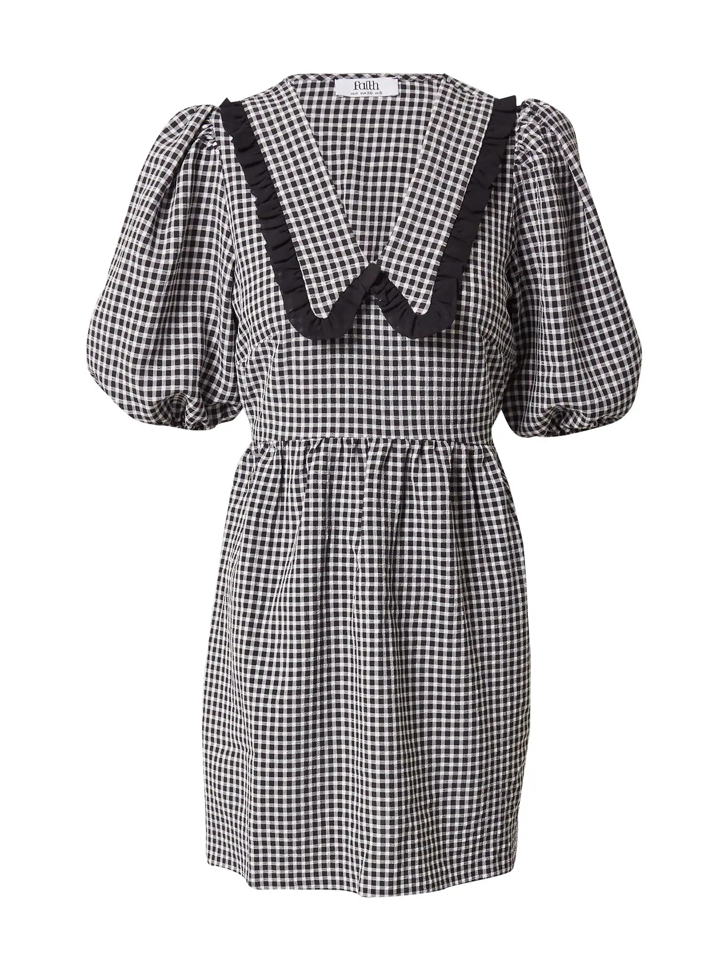 Dorothy Perkins Φόρεμα 'Gingham' μαύρο / λευκό - Pepit.gr