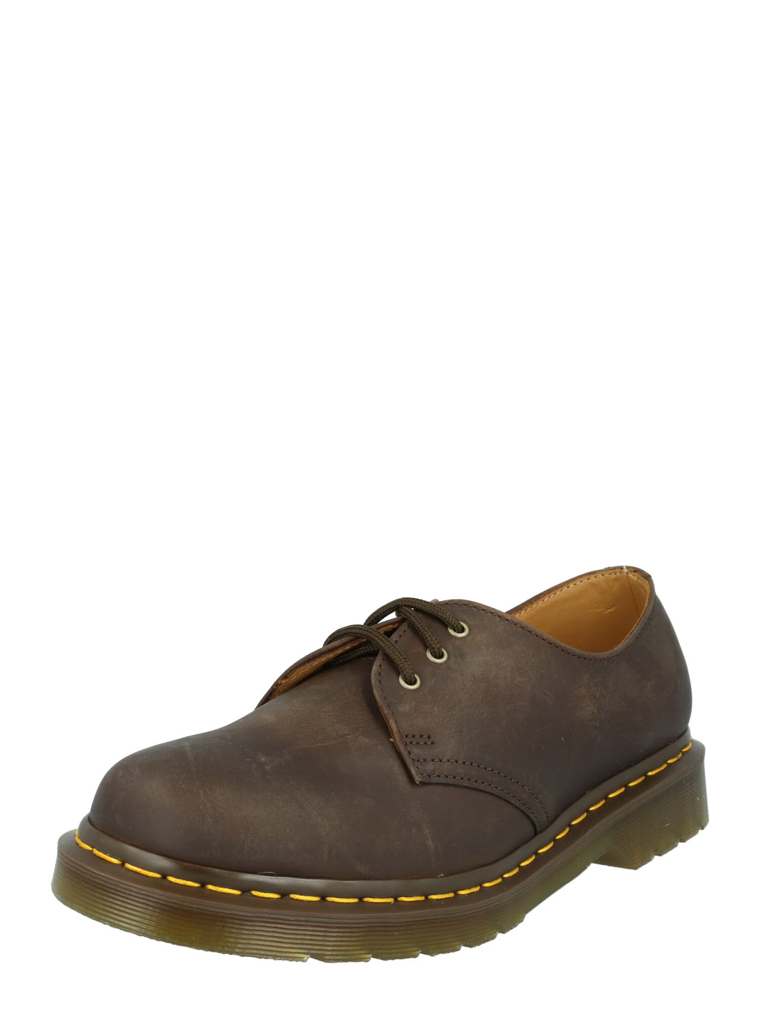 Dr. Martens Δετό παπούτσι καφέ κάστανου - Pepit.gr