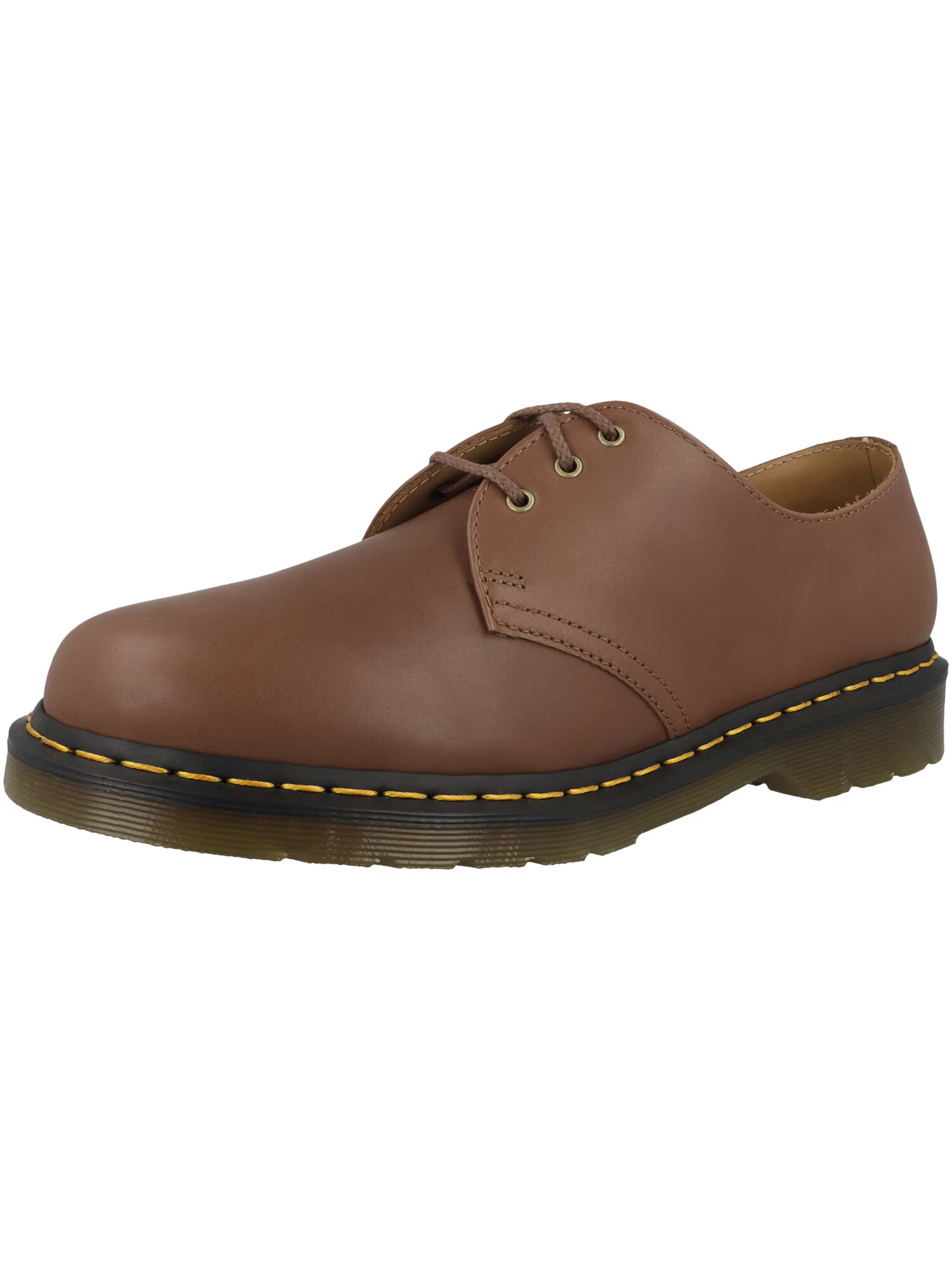 Dr. Martens Δετό παπούτσι καφέ / κίτρινο - Pepit.gr