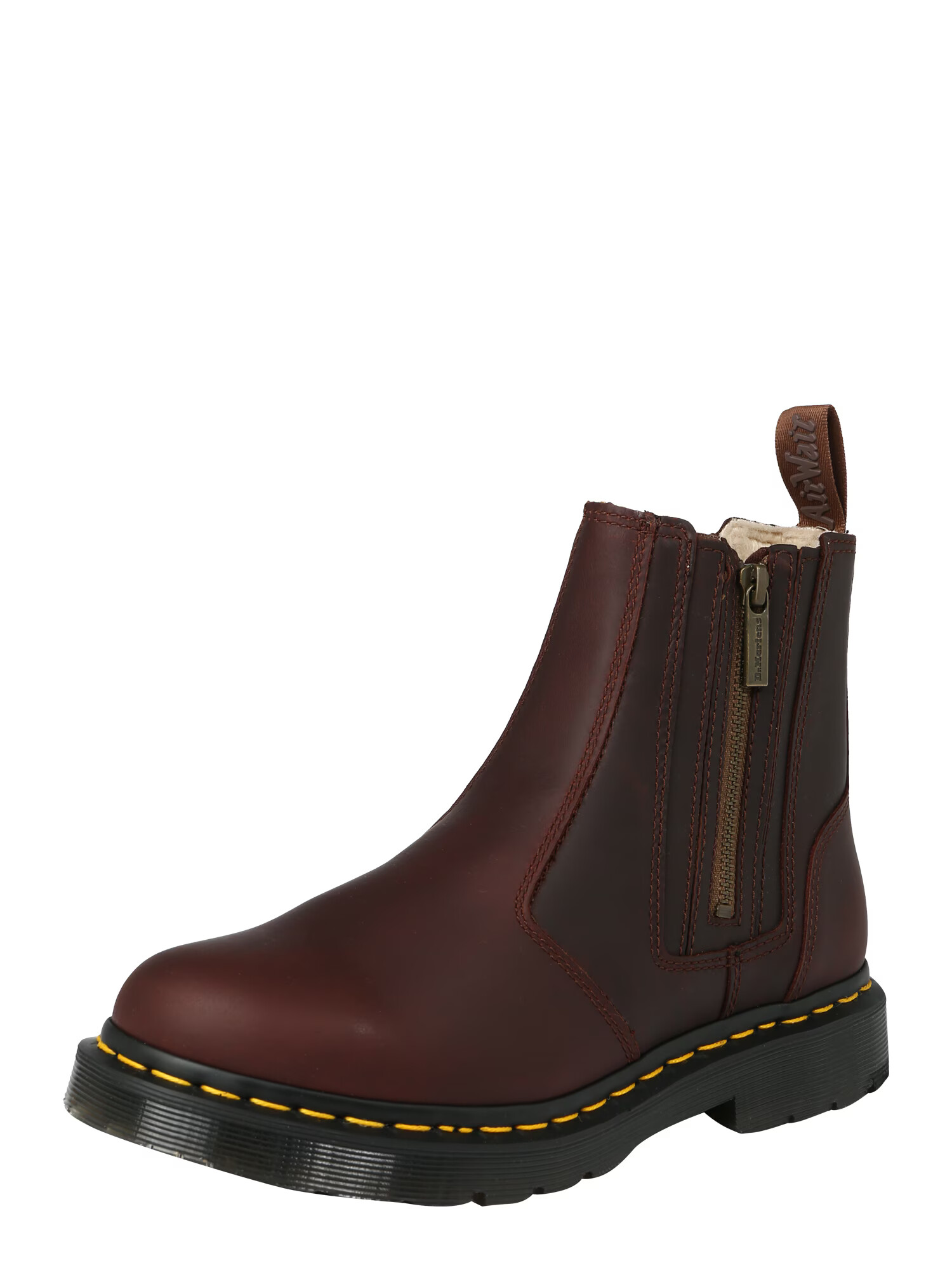 Dr. Martens Μποτάκι 'ALYSON' σκούρο καφέ - Pepit.gr