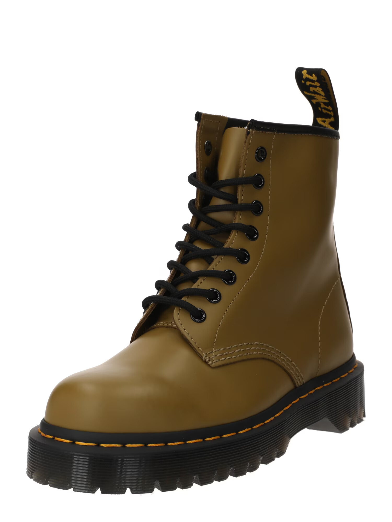 Dr. Martens Μποτάκι με κορδόνια '1460 Bex' λαδί - Pepit.gr