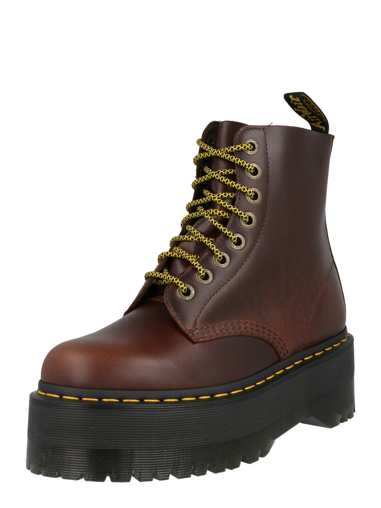 Dr. Martens Μποτάκι με κορδόνια '1460 Pascal Max' σκούρο καφέ - Pepit.gr