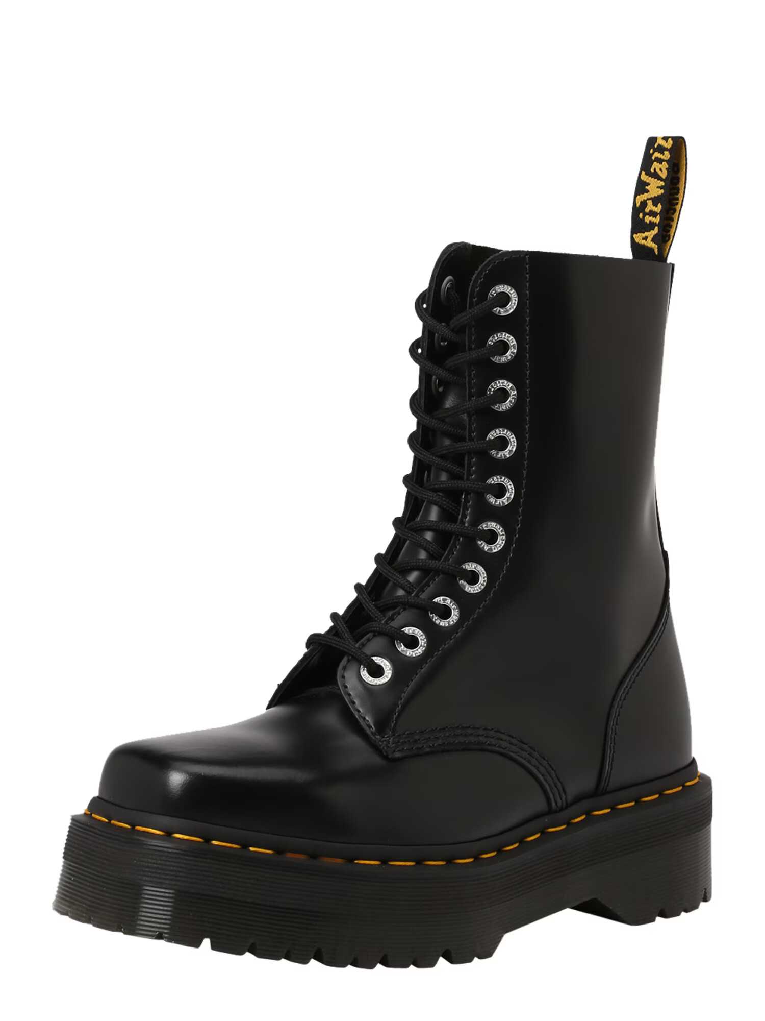 Dr. Martens Μποτάκι με κορδόνια '1490' μαύρο - Pepit.gr