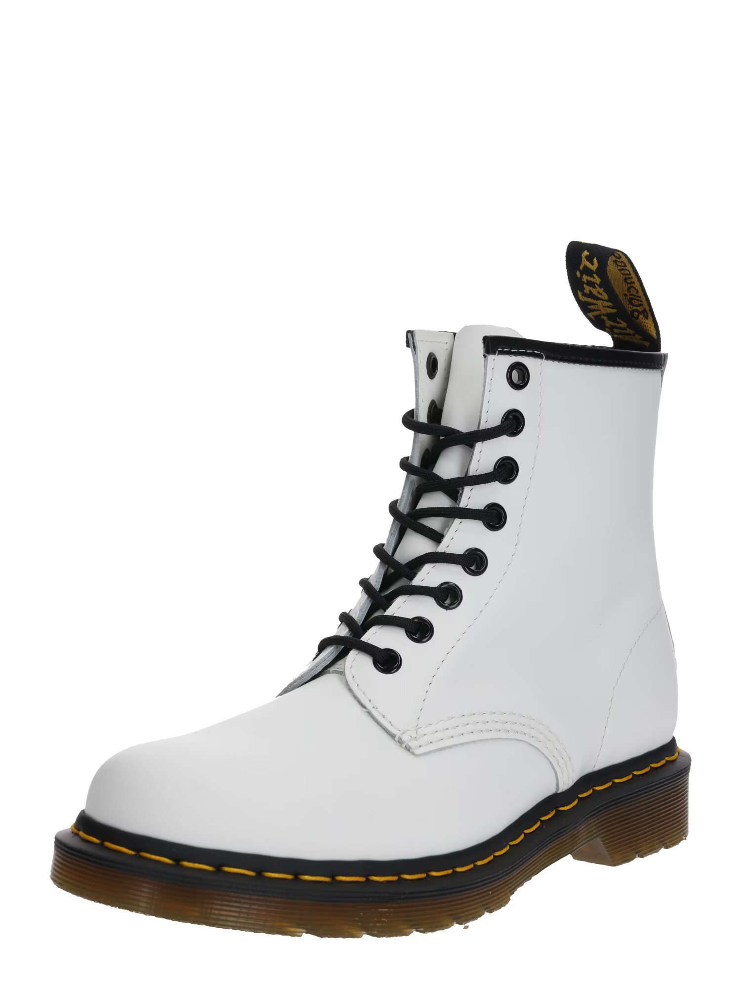 Dr. Martens Μπότες με κορδόνια 'Eye Boot Smooth' λευκό - Pepit.gr