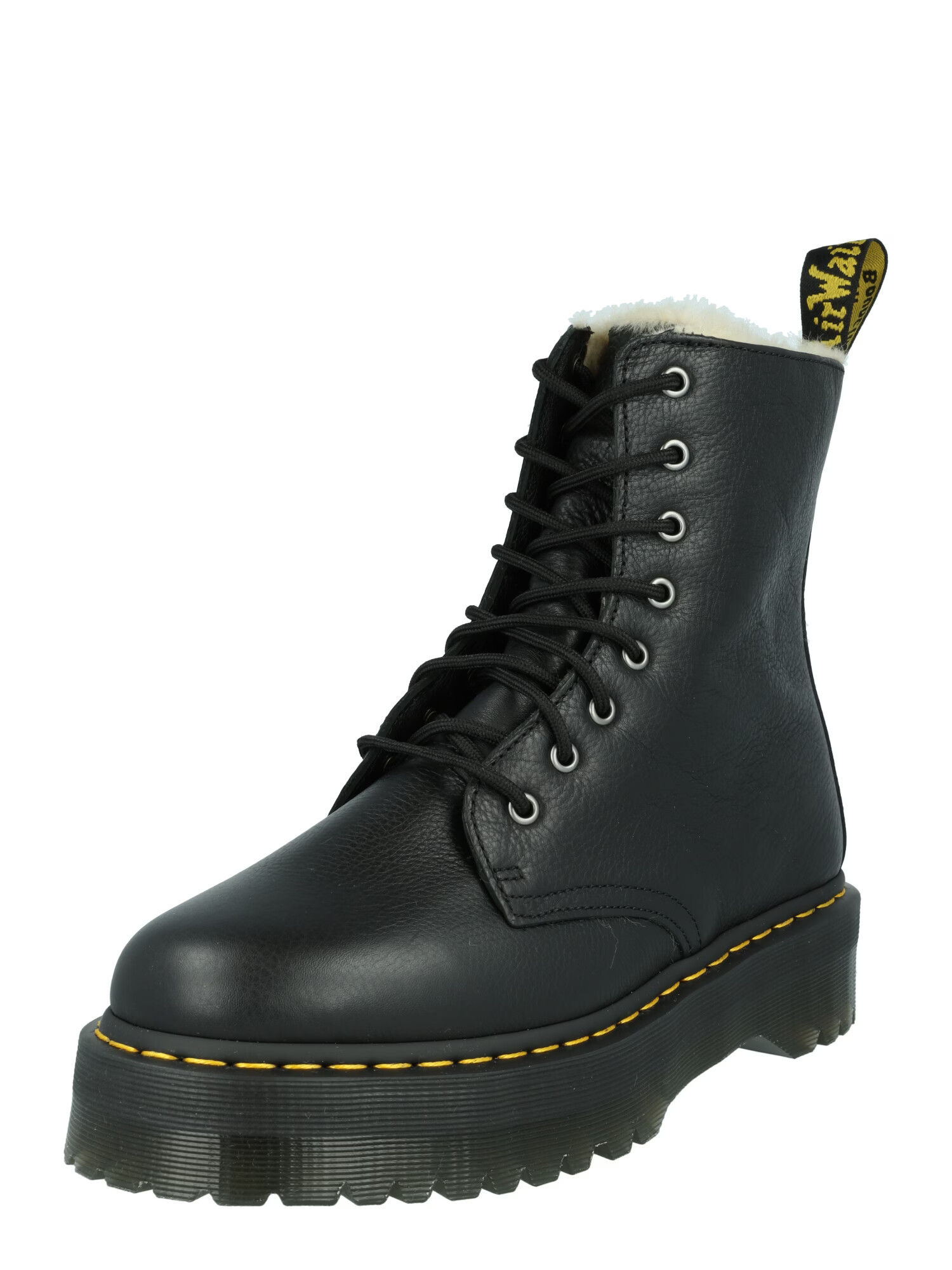 Dr. Martens Μποτάκι με κορδόνια 'Jadon' μαύρο - Pepit.gr