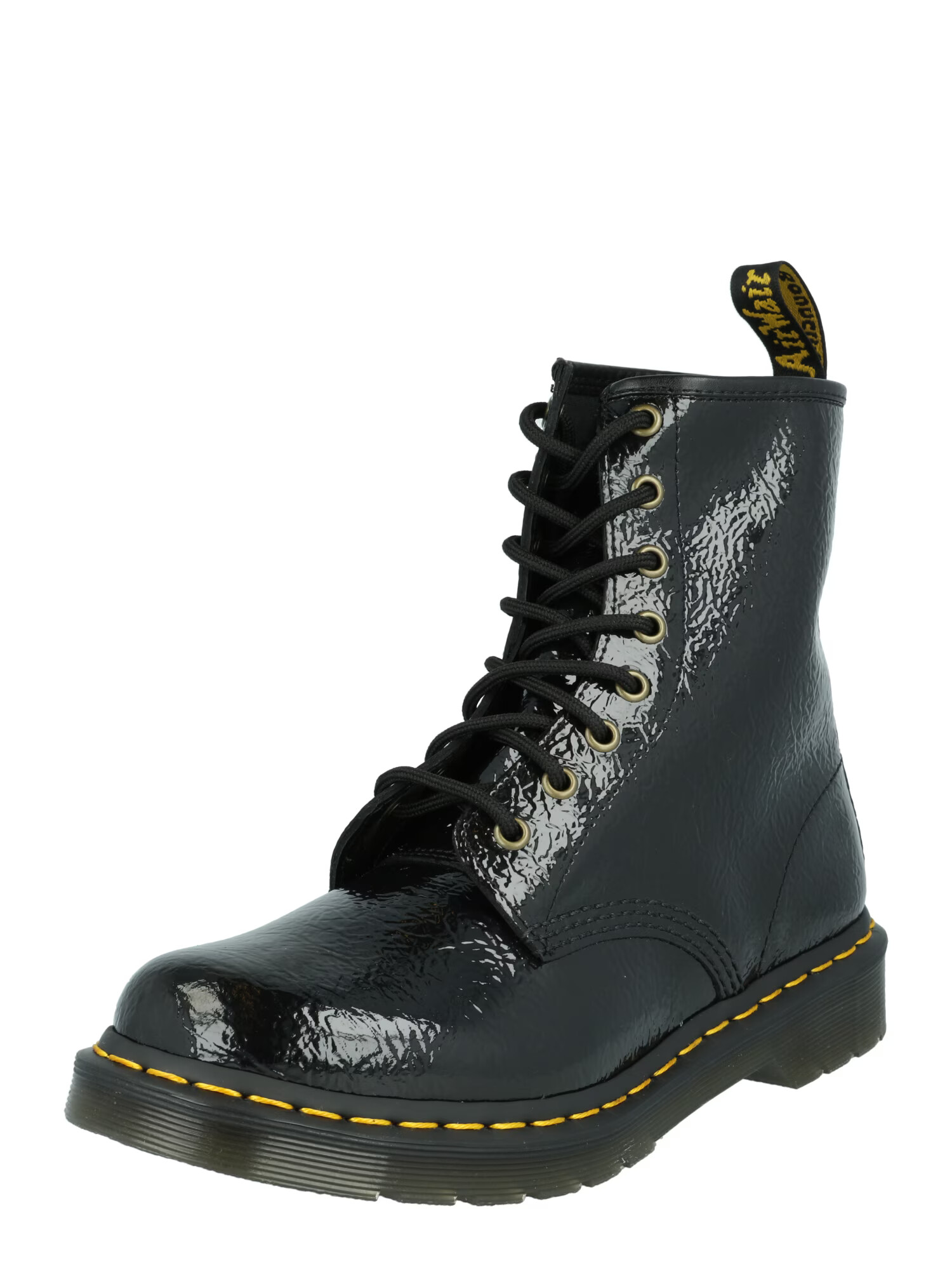 Dr. Martens Μποτάκι με κορδόνια μαύρο - Pepit.gr