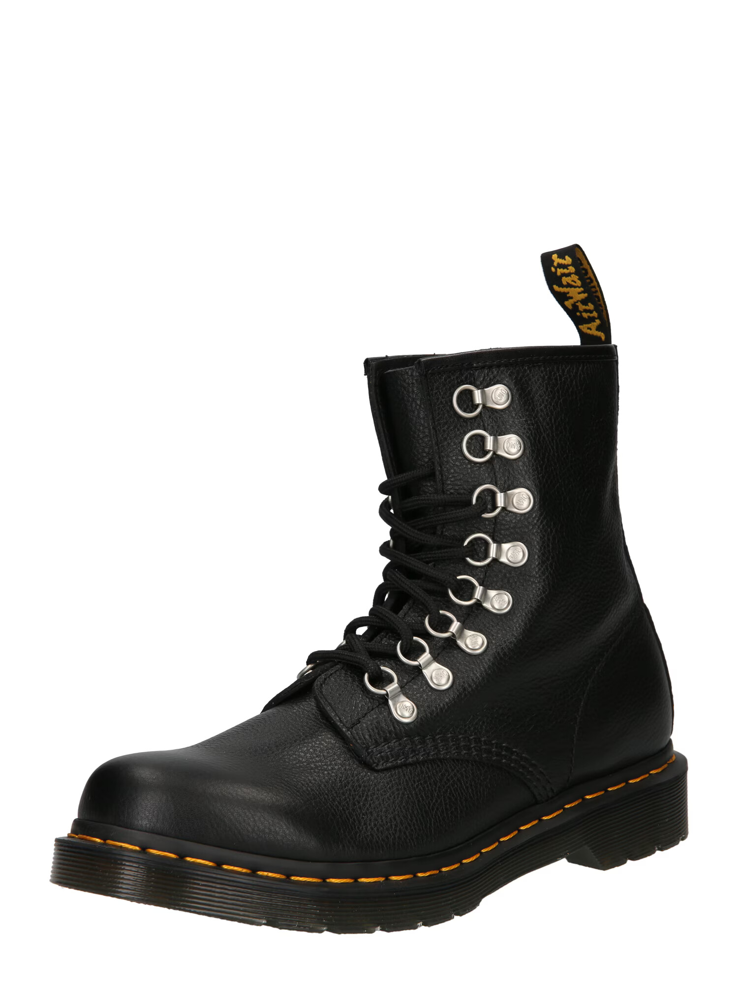 Dr. Martens Μποτάκι με κορδόνια μουσταρδί / μαύρο - Pepit.gr