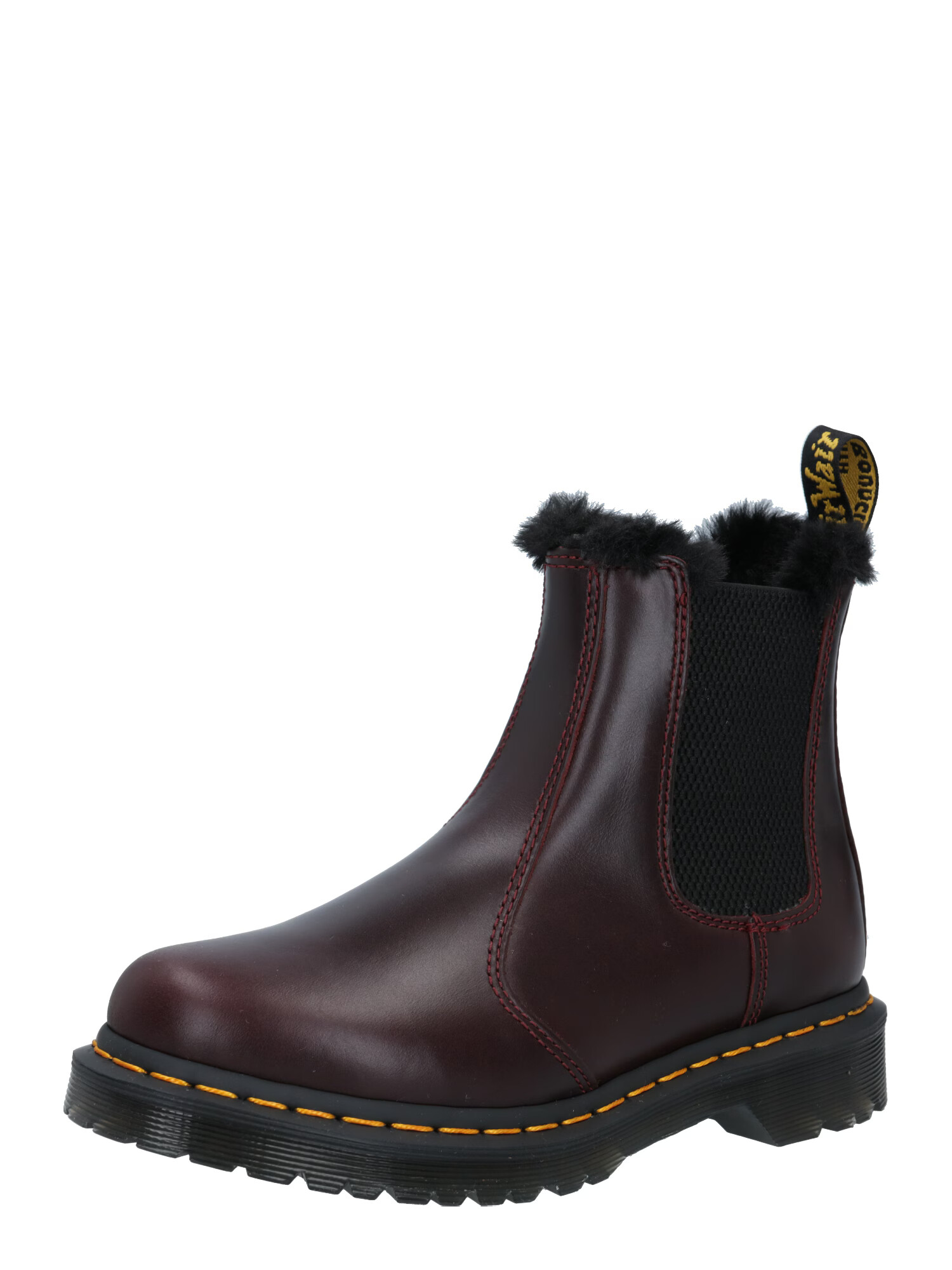 Dr. Martens Μπότες chelsea 'Leonore' μπορντό - Pepit.gr