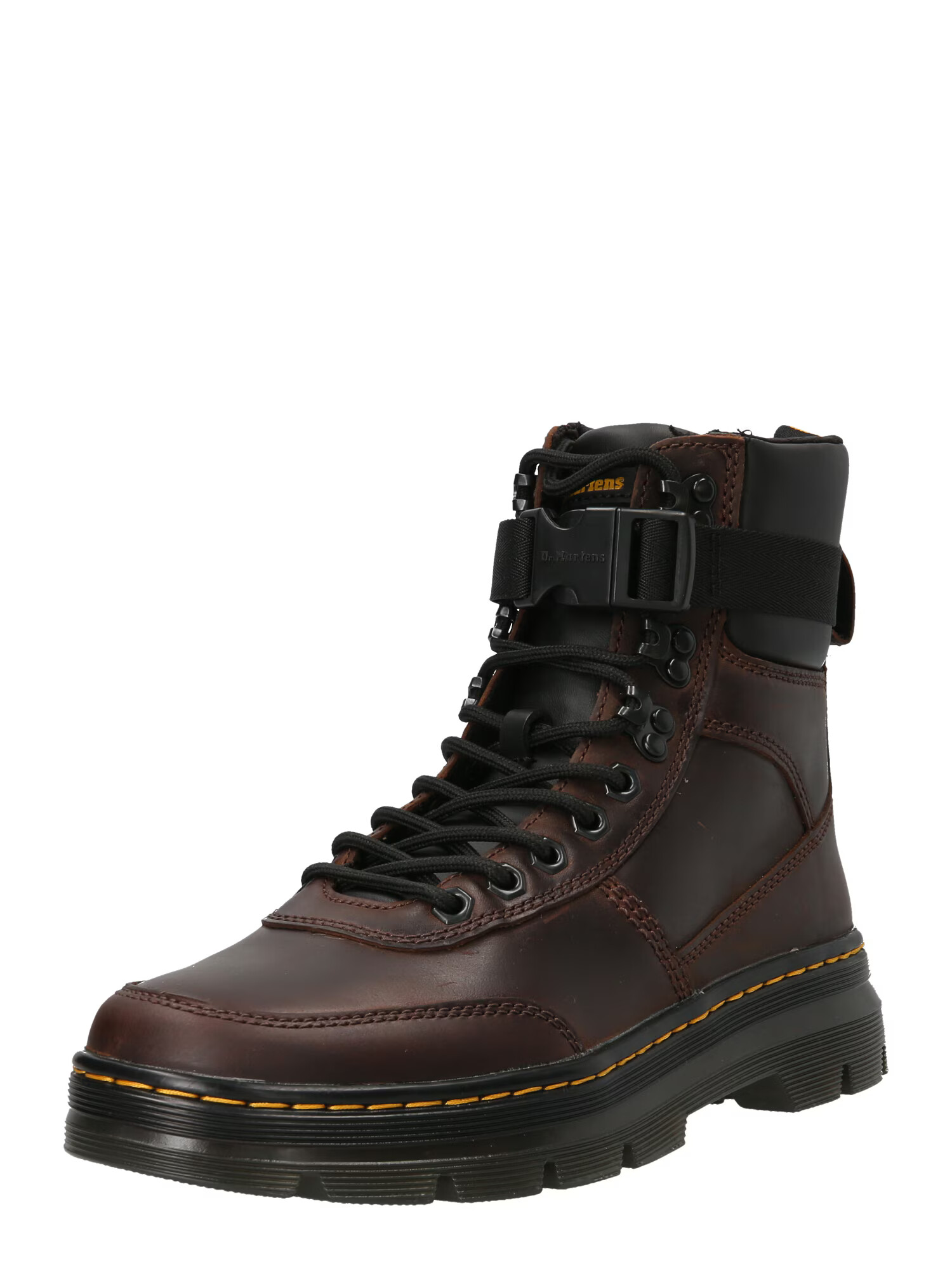 Dr. Martens Μπότες με κορδόνια σκούρο καφέ - Pepit.gr