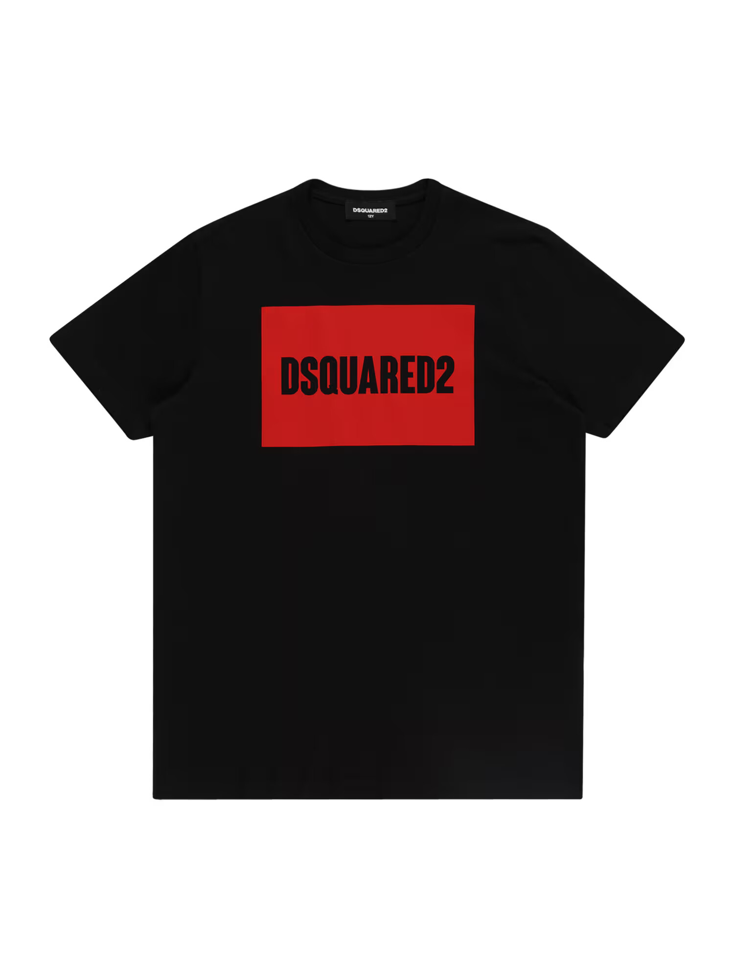 DSQUARED2 Μπλουζάκι ροδοκόκκινο / μαύρο - Pepit.gr