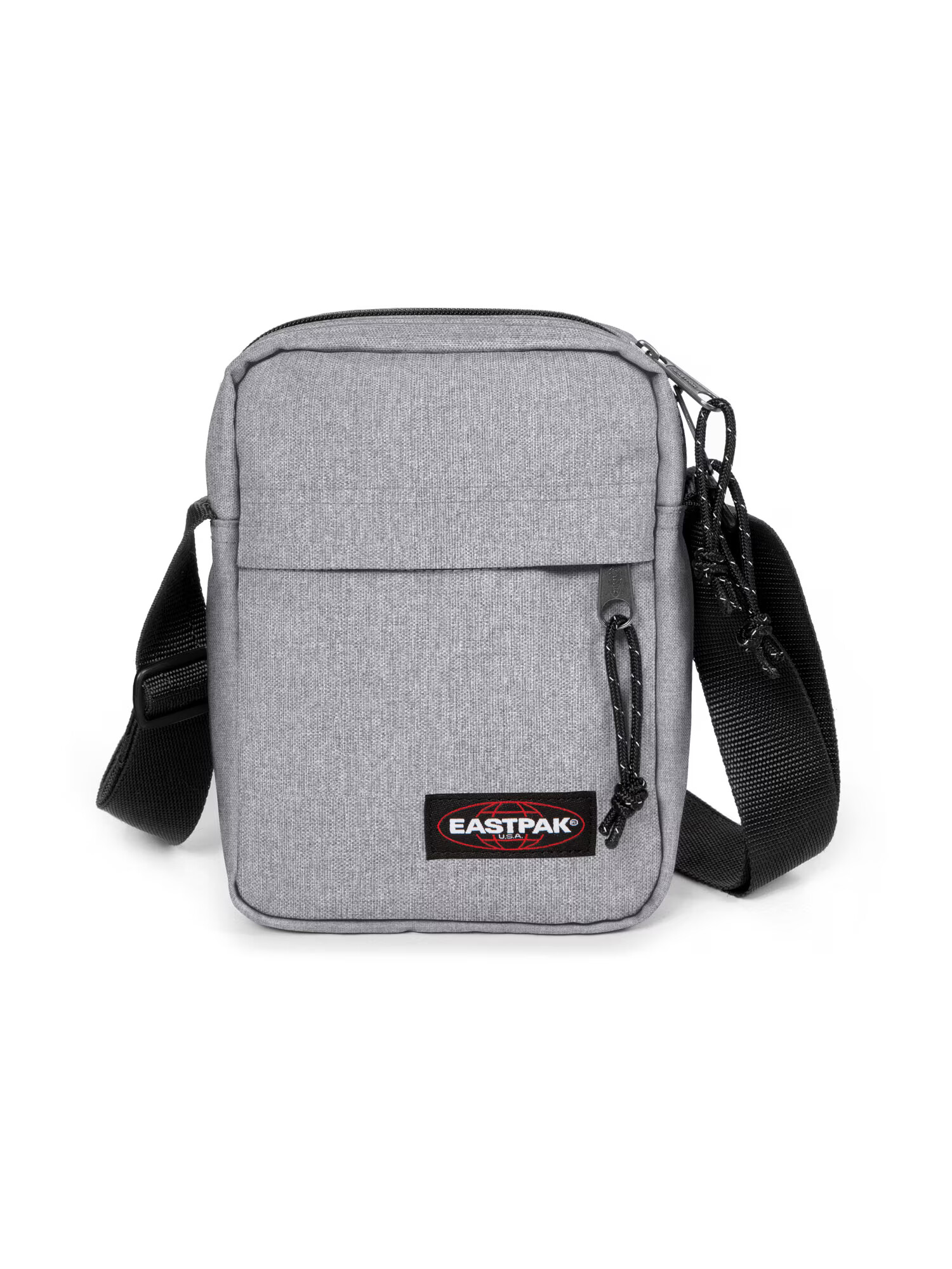 EASTPAK Τσάντα ώμου 'The One' γκρι μελανζέ / βουργουνδί / μαύρο - Pepit.gr