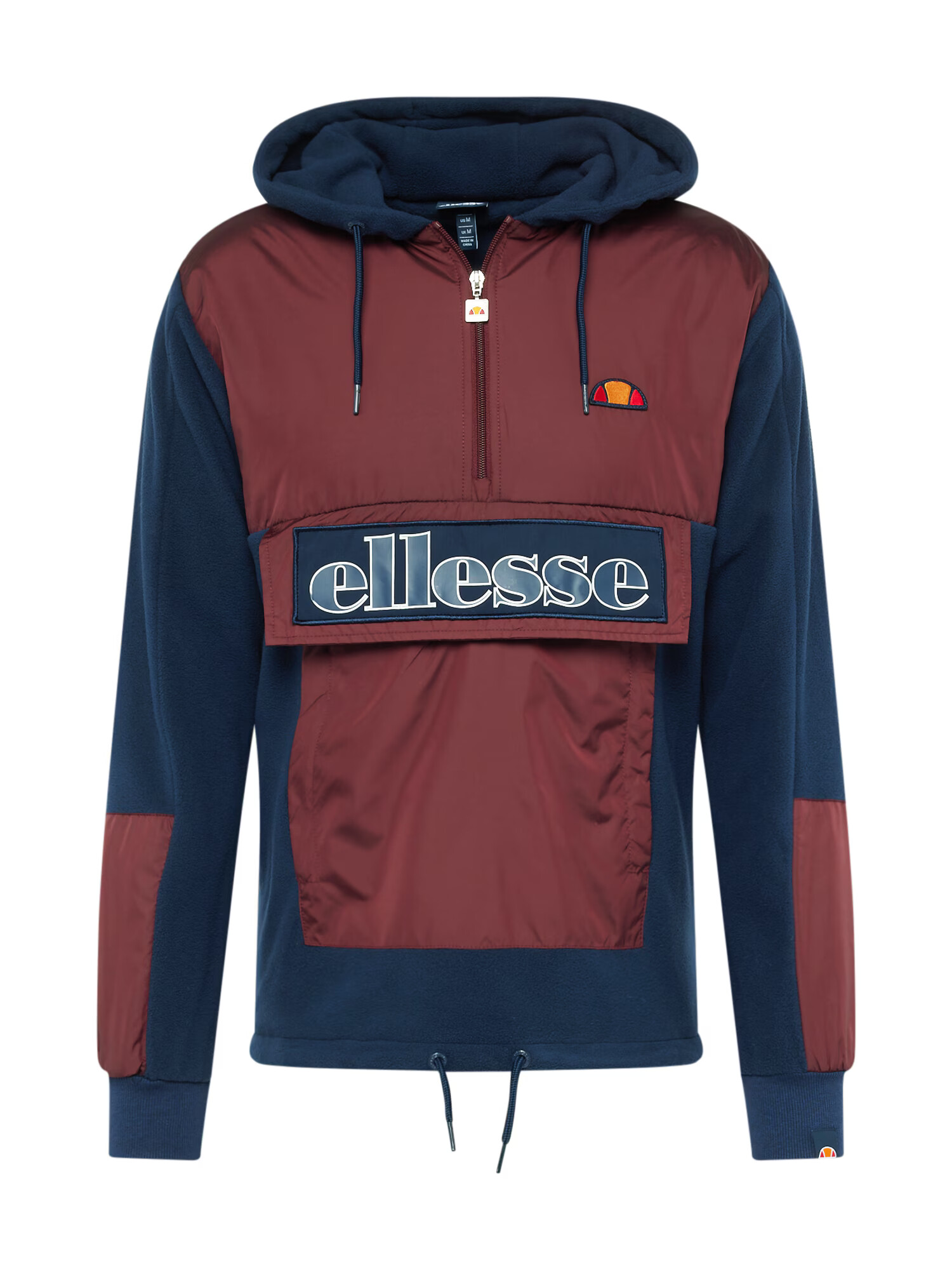 ELLESSE Λειτουργικό μπουφάν 'Legno' ναυτικό μπλε / κόκκινο κρασί / λευκό - Pepit.gr