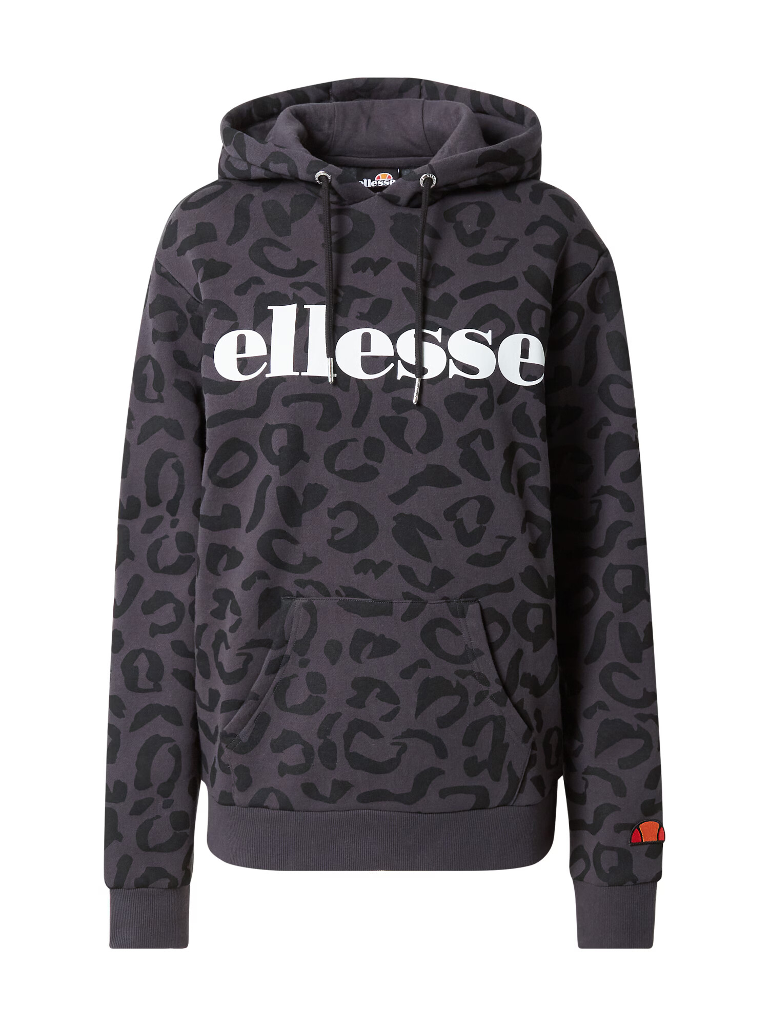 ELLESSE Μπλούζα φούτερ 'Larg' γκρι / πορτοκαλί / μαύρο / λευκό - Pepit.gr