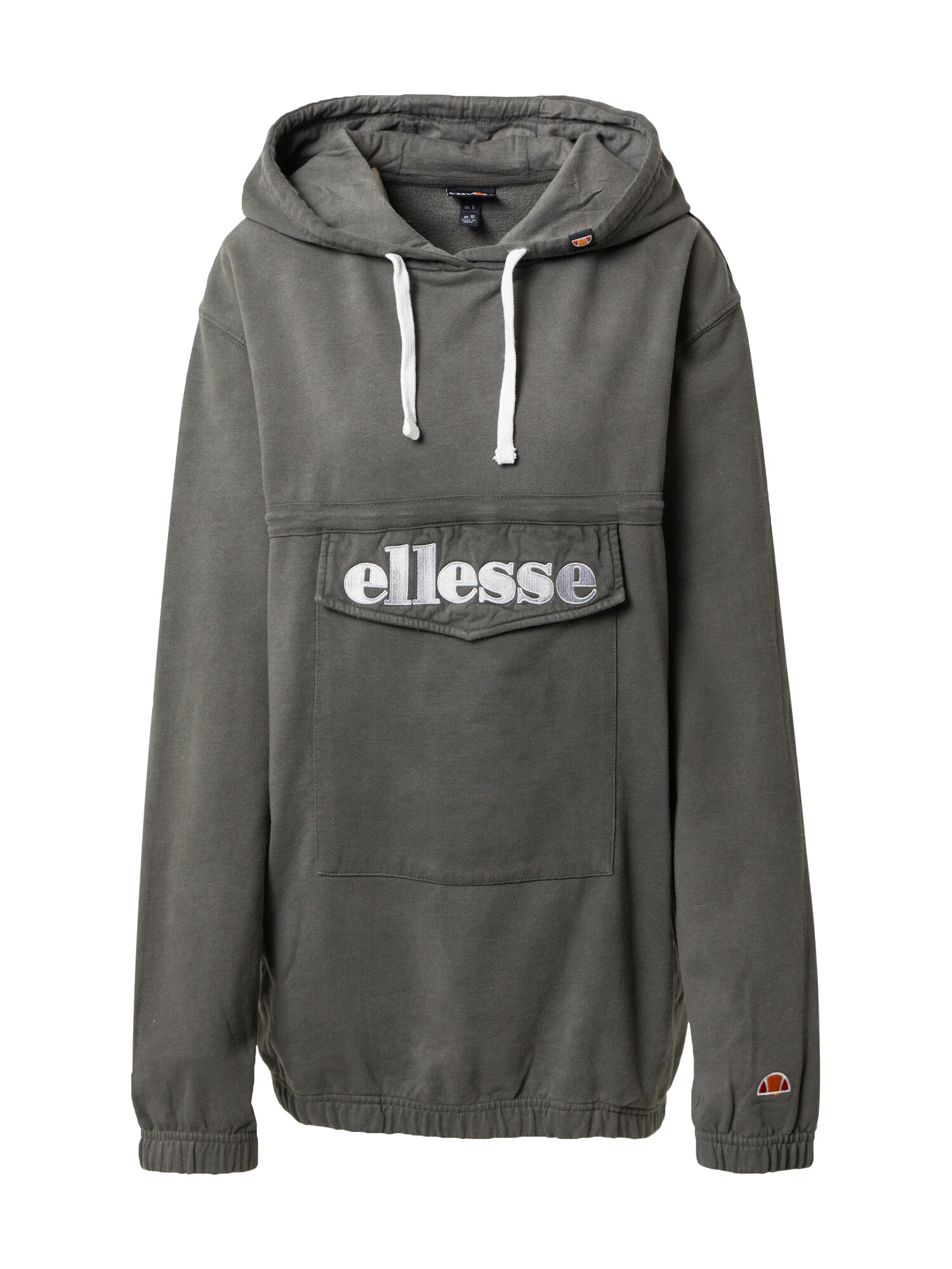 ELLESSE Μπλούζα φούτερ 'Vassily OH Hoody' γκρι / πορτοκαλί / κόκκινο / λευκό - Pepit.gr