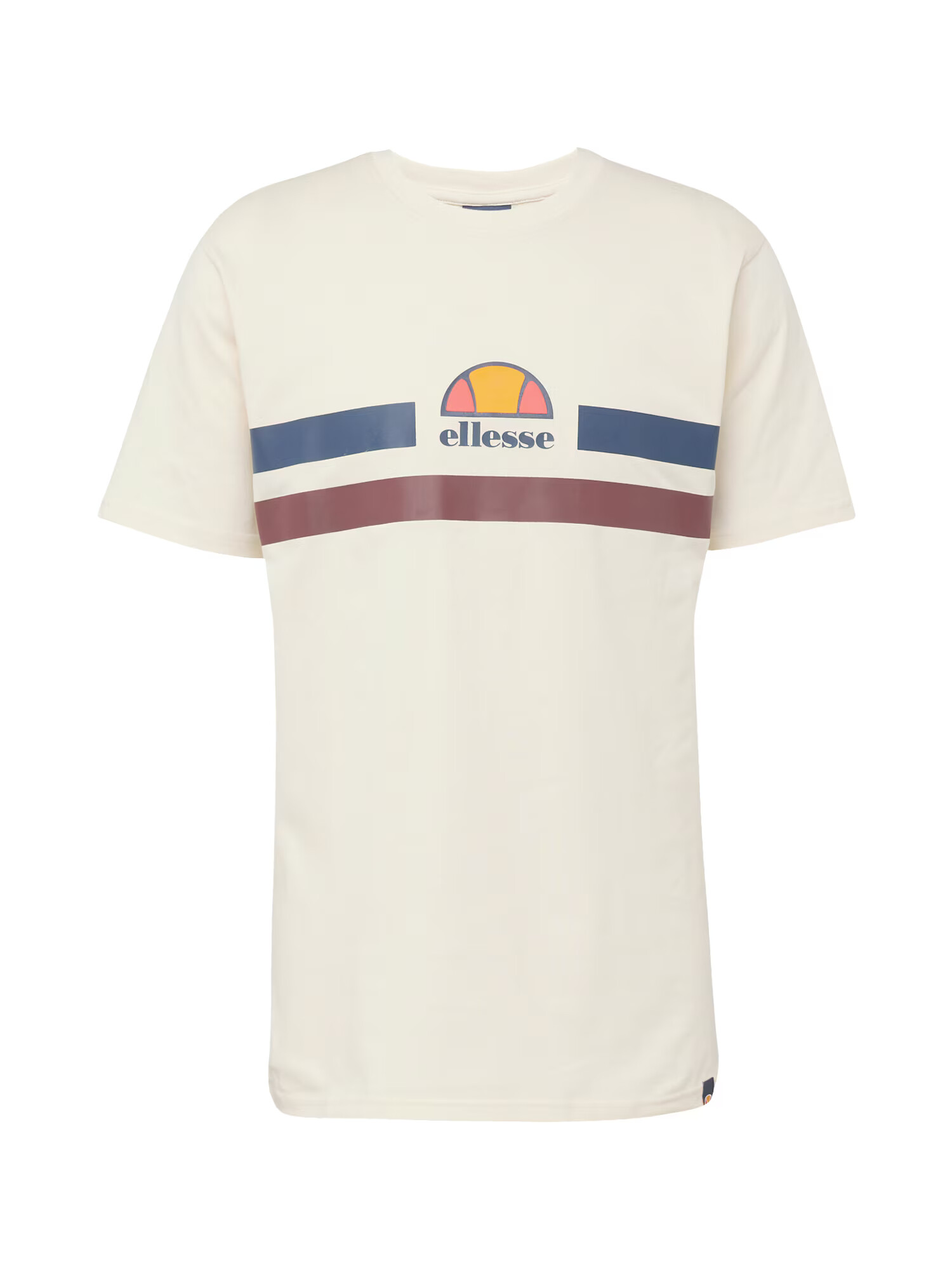 ELLESSE Μπλουζάκι 'Aprel' μπλε / κίτρινο / κρεμεζί / offwhite - Pepit.gr