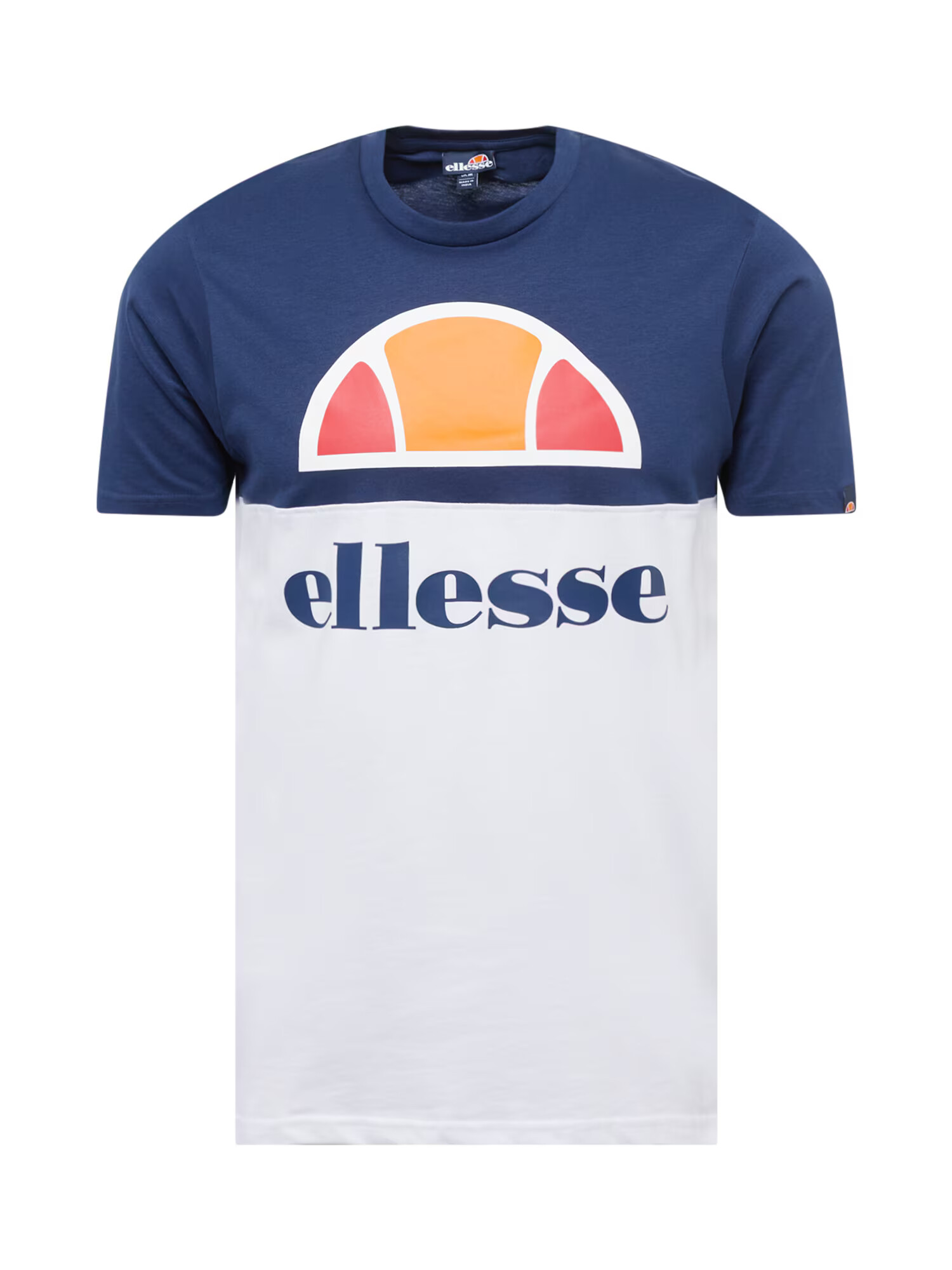 ELLESSE Μπλουζάκι 'Arbatax' ναυτικό μπλε / πορτοκαλί / ανοικτό κόκκινο / λευκό - Pepit.gr