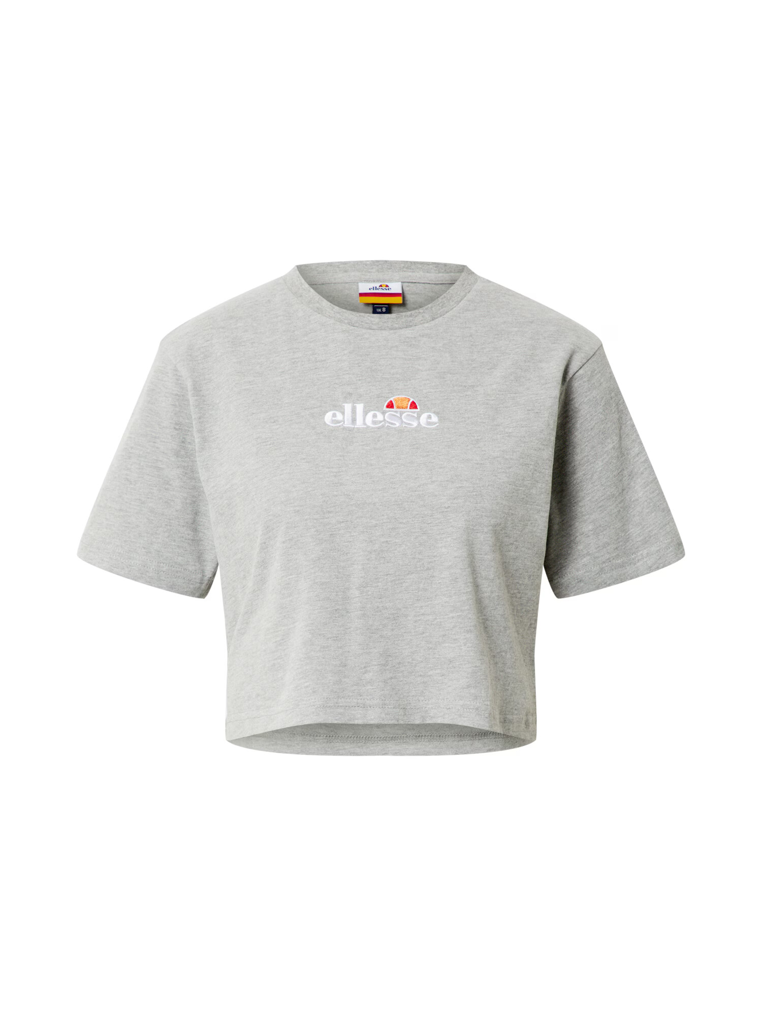 ELLESSE Μπλουζάκι 'Fireball' γκρι μελανζέ / πορτοκαλί / κόκκινο / λευκό - Pepit.gr