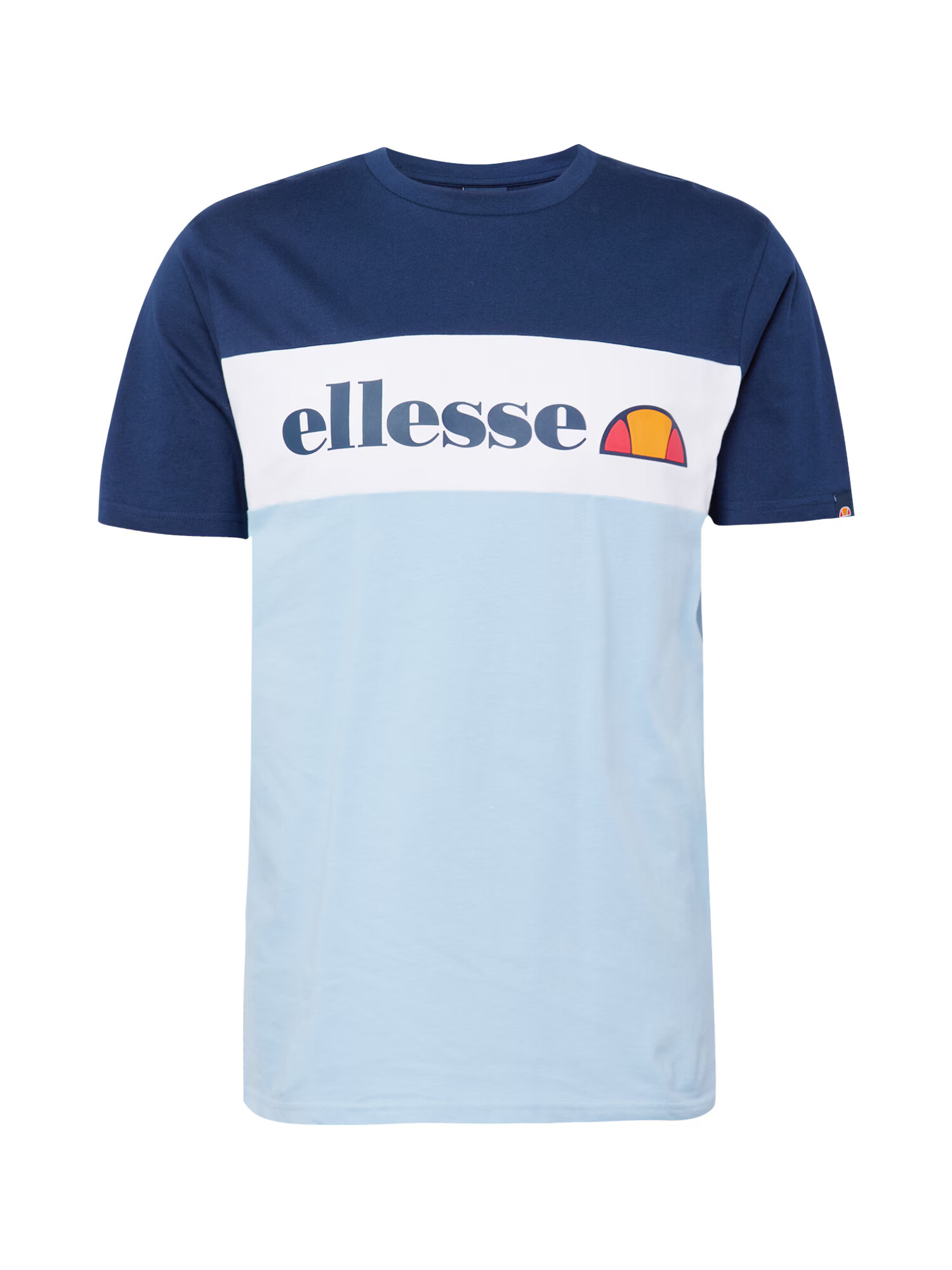 ELLESSE Μπλουζάκι ναυτικό μπλε / γαλάζιο / κίτρινο / λευκό - Pepit.gr