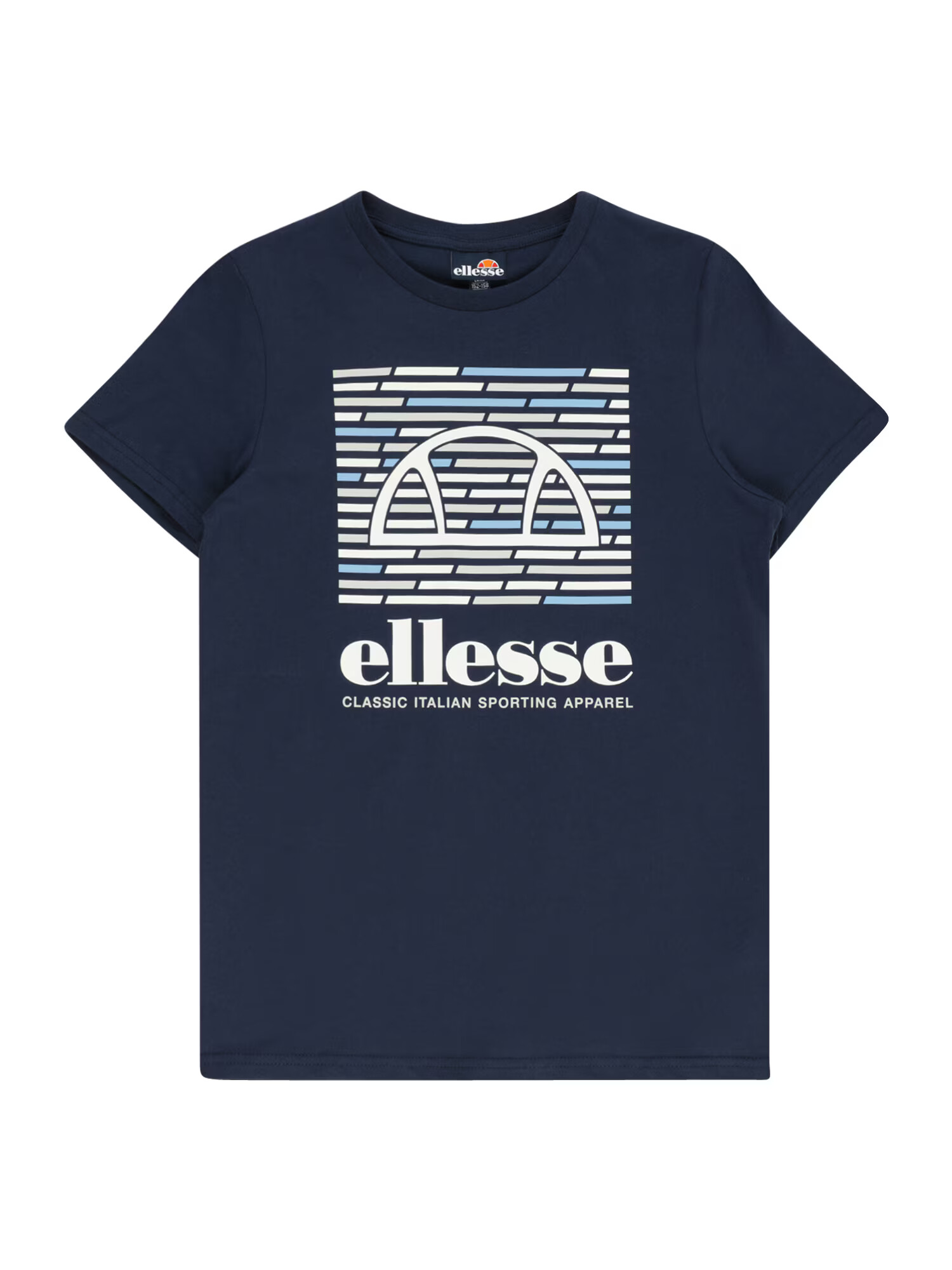 ELLESSE Μπλουζάκι 'Viero' ναυτικό μπλε / γαλάζιο / λευκό - Pepit.gr