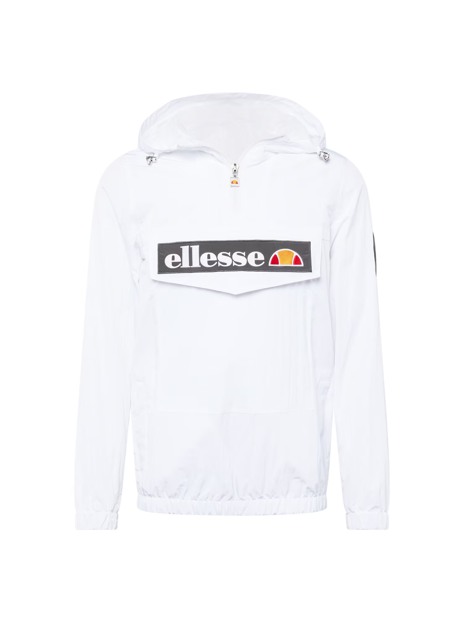 ELLESSE Φθινοπωρινό και ανοιξιάτικο μπουφάν 'Zavelo' σκούρο γκρι / πορτοκαλί / κόκκινο / offwhite - Pepit.gr