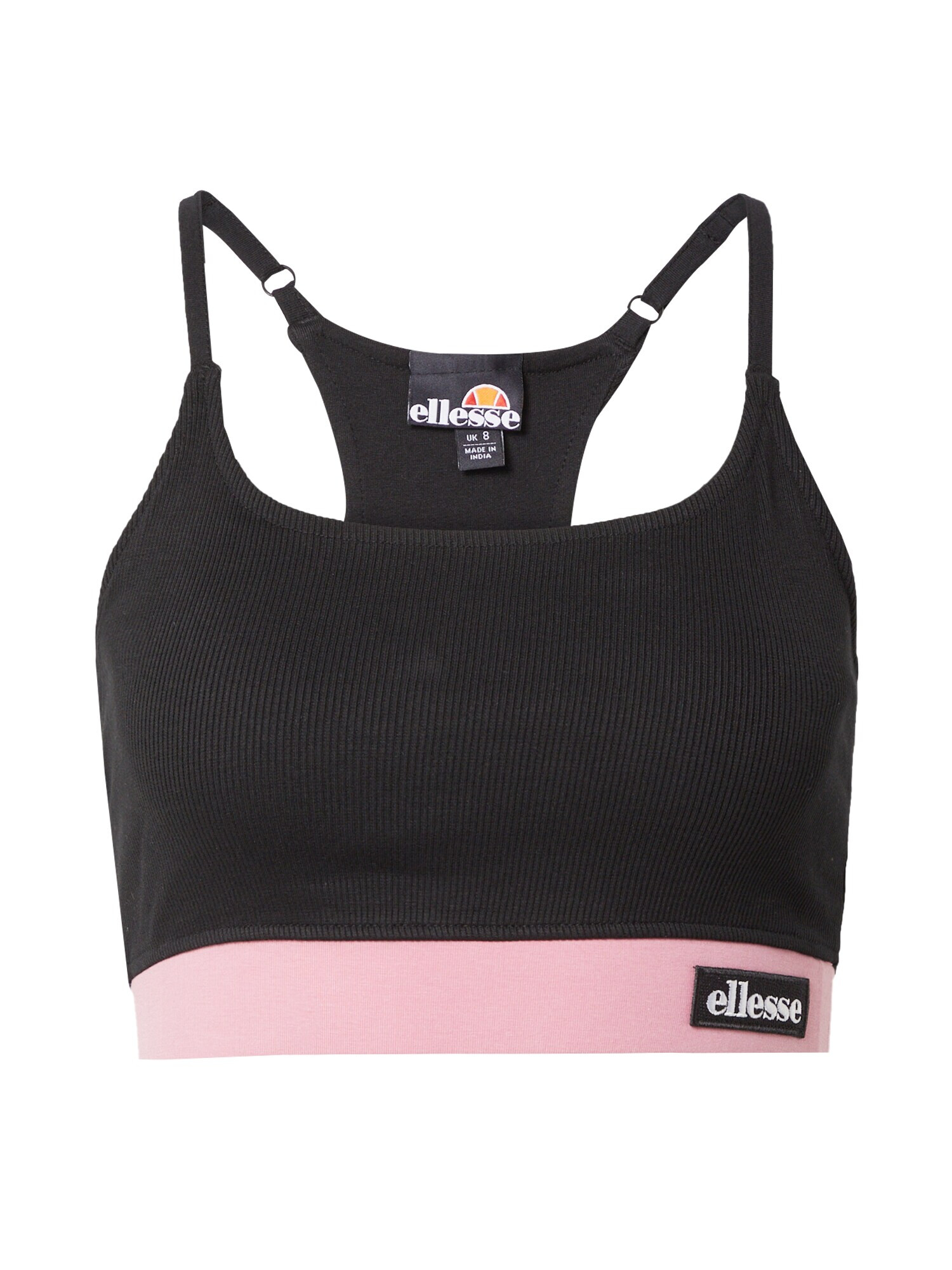 ELLESSE Τοπ 'Bobbin' ρόδινο / μαύρο / λευκό - Pepit.gr