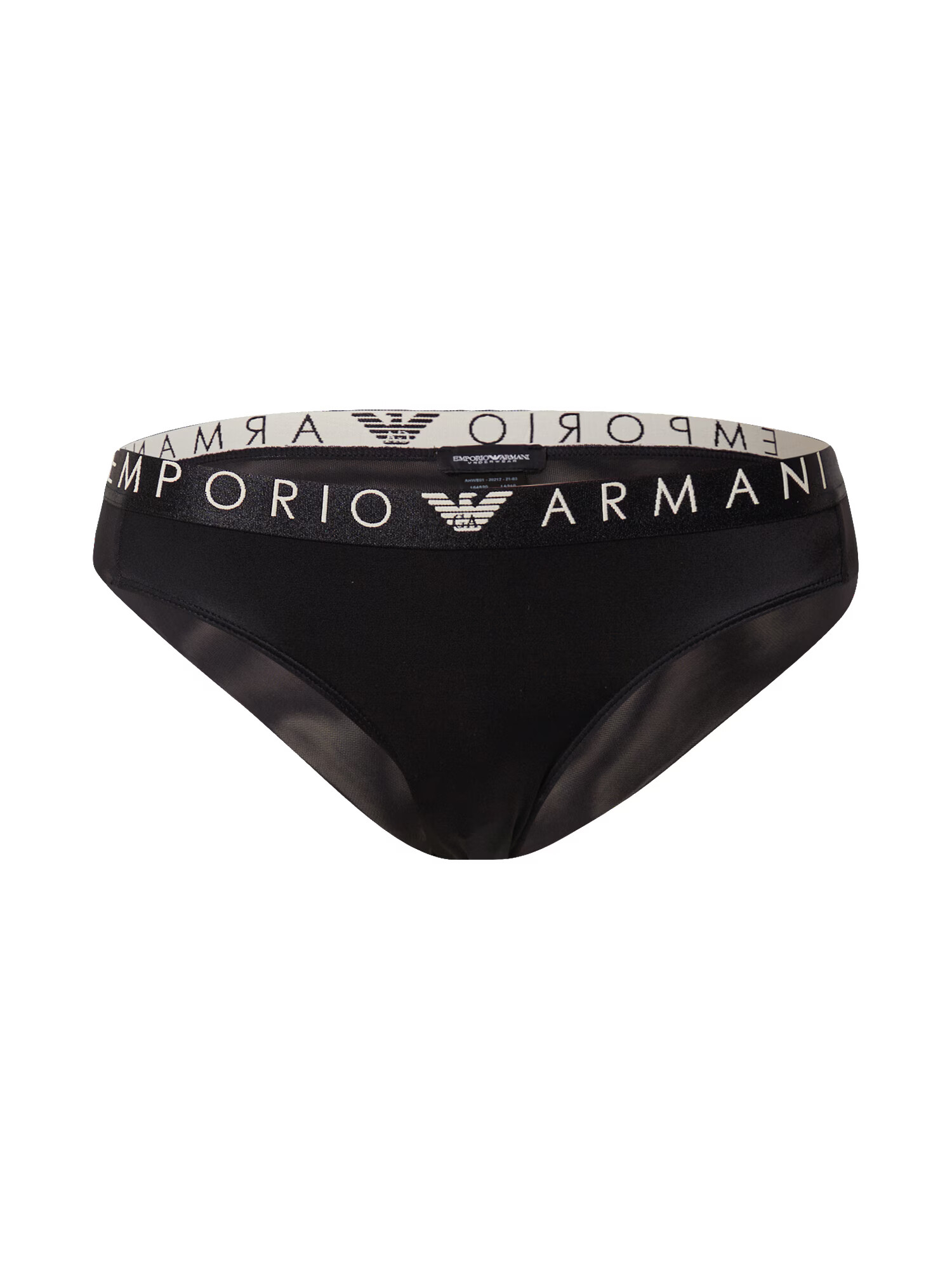 Emporio Armani Σλιπ μαύρο / λευκό - Pepit.gr