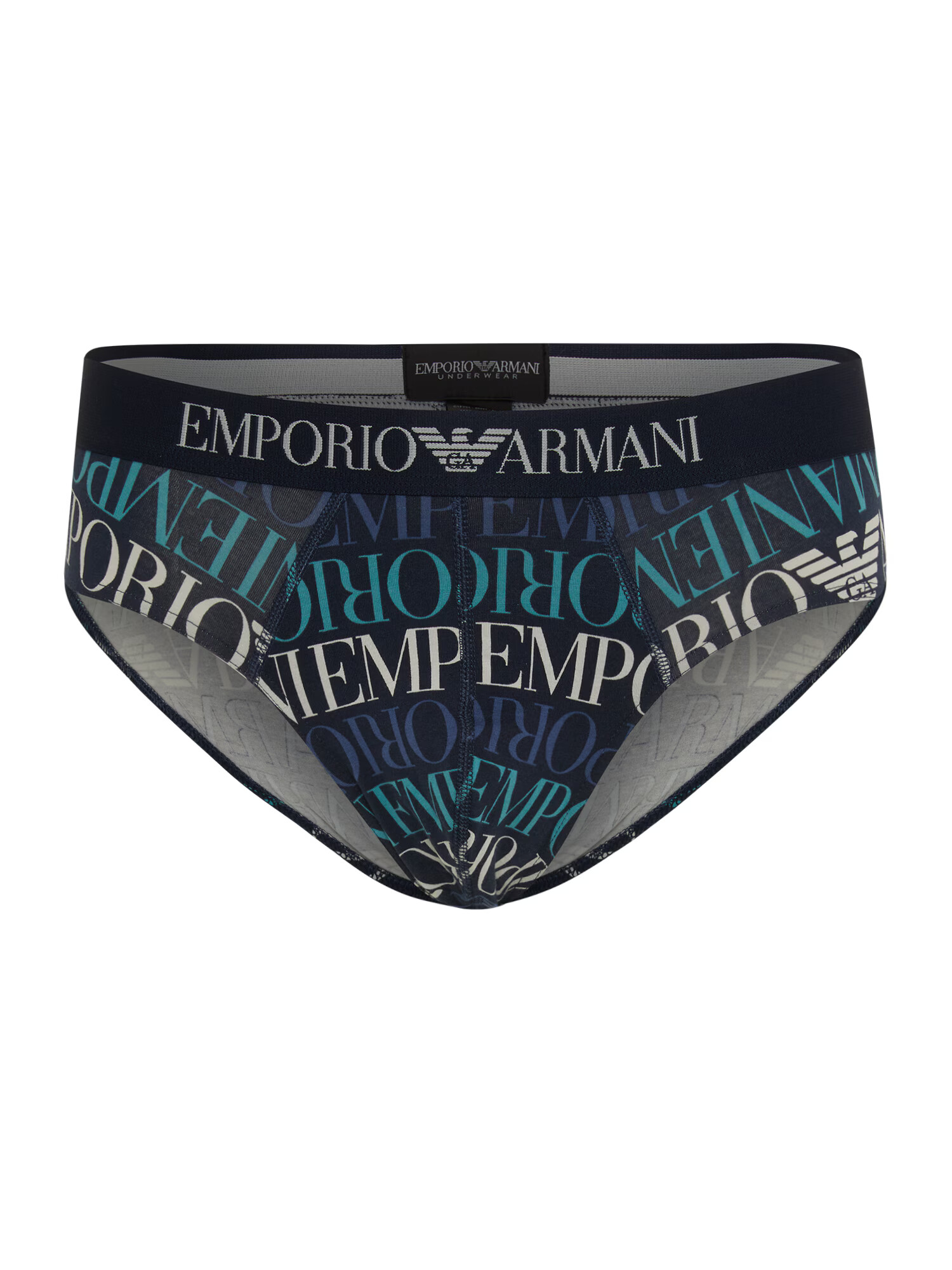 Emporio Armani Σλιπ μπεζ / μπλε / μπλε νύχτας / γαλαζοπράσινο - Pepit.gr