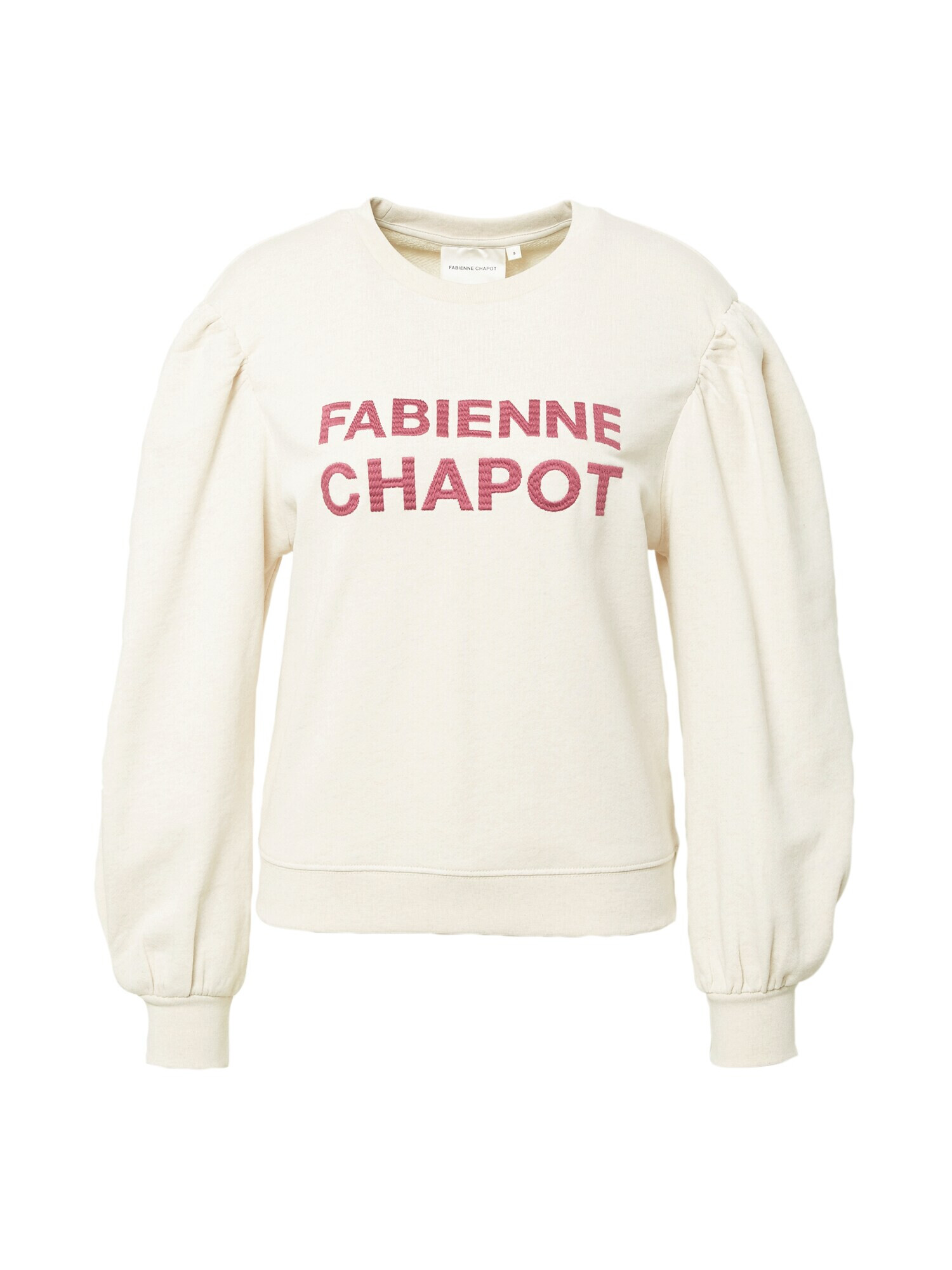 Fabienne Chapot Μπλούζα φούτερ 'Flo Sweater' κρεμ / ροζ - Pepit.gr