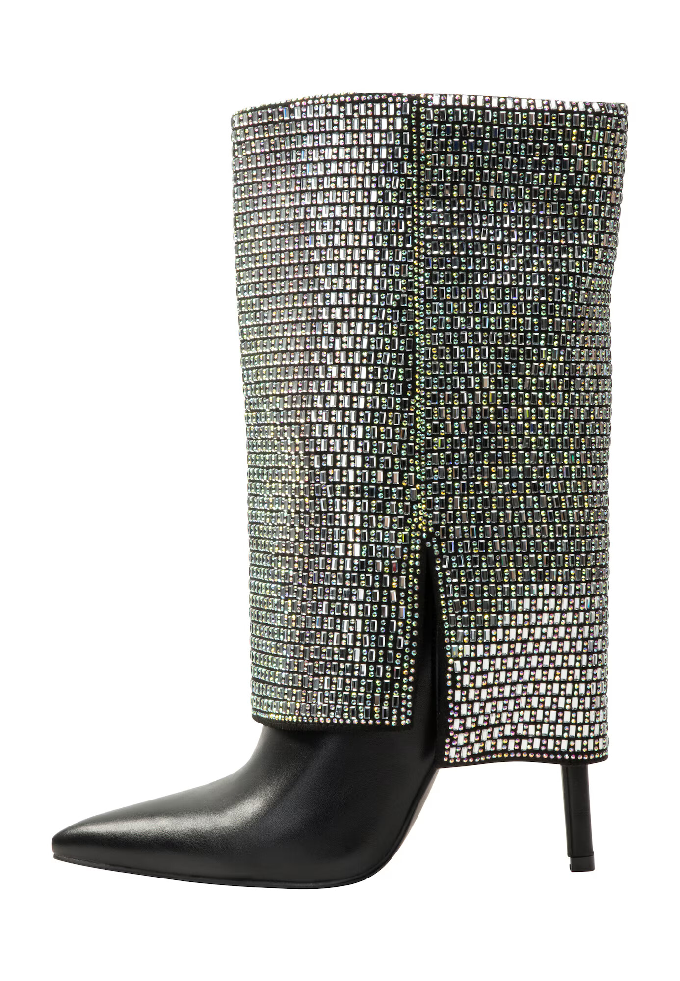 faina Ankle boots μαύρο / ασημί - Pepit.gr