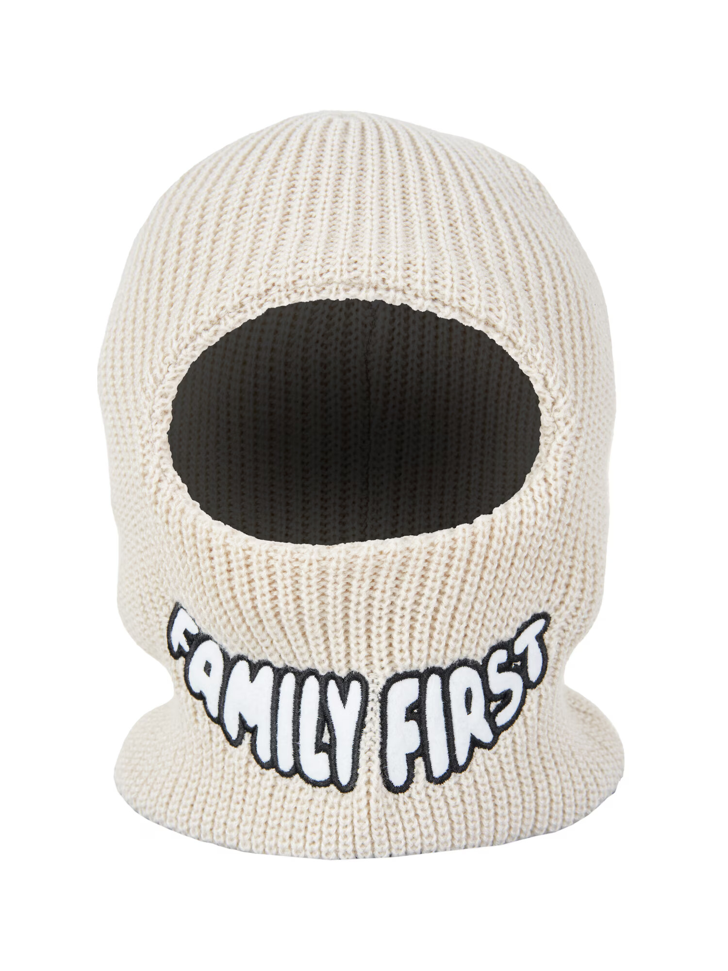 FAMILY 1ST FAMILY 4EVER Σκούφος 'Big Smile Balaclava' offwhite - Pepit.gr