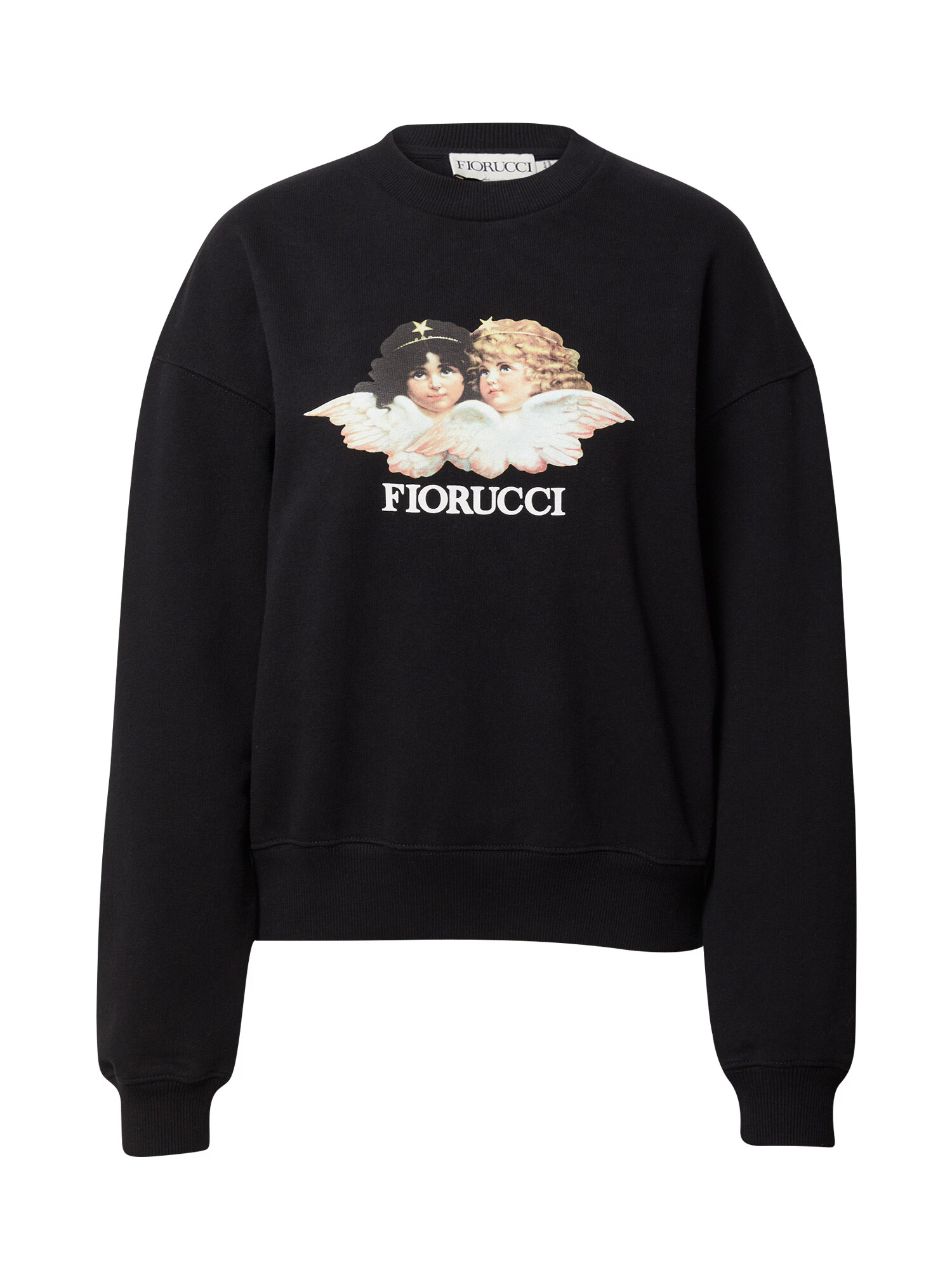 Fiorucci Μπλούζα φούτερ μπεζ / ανοικτό καφέ / μαύρο / λευκό - Pepit.gr