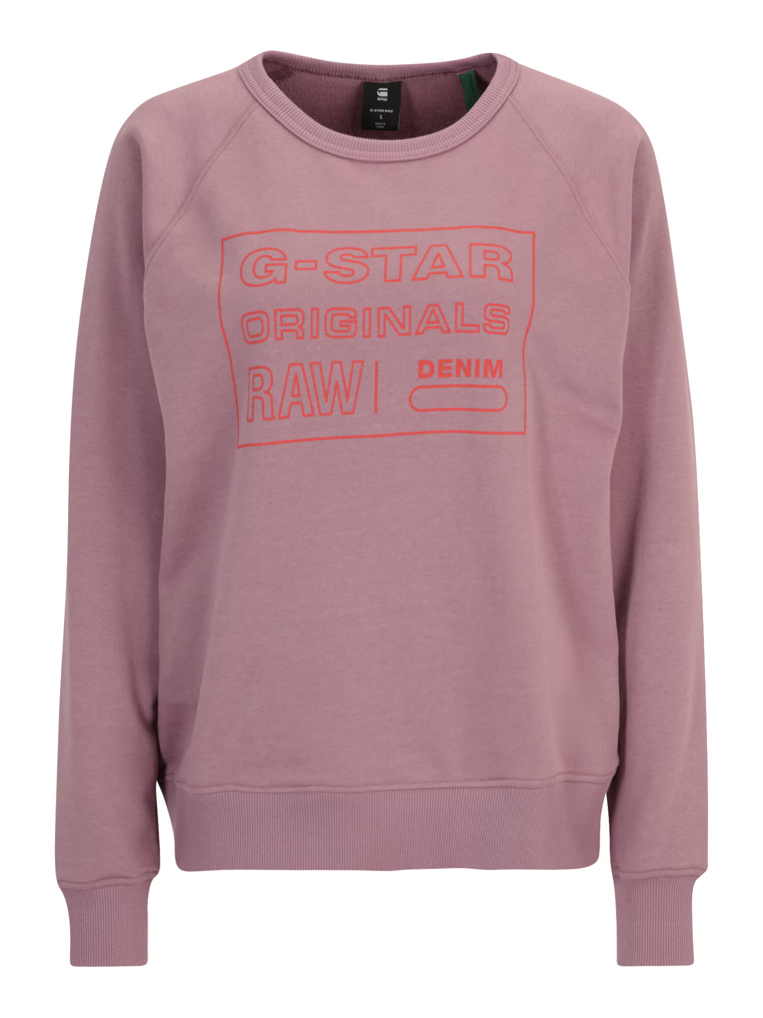 G-Star RAW Μπλούζα φούτερ μοβ / πορτοκαλί - Pepit.gr