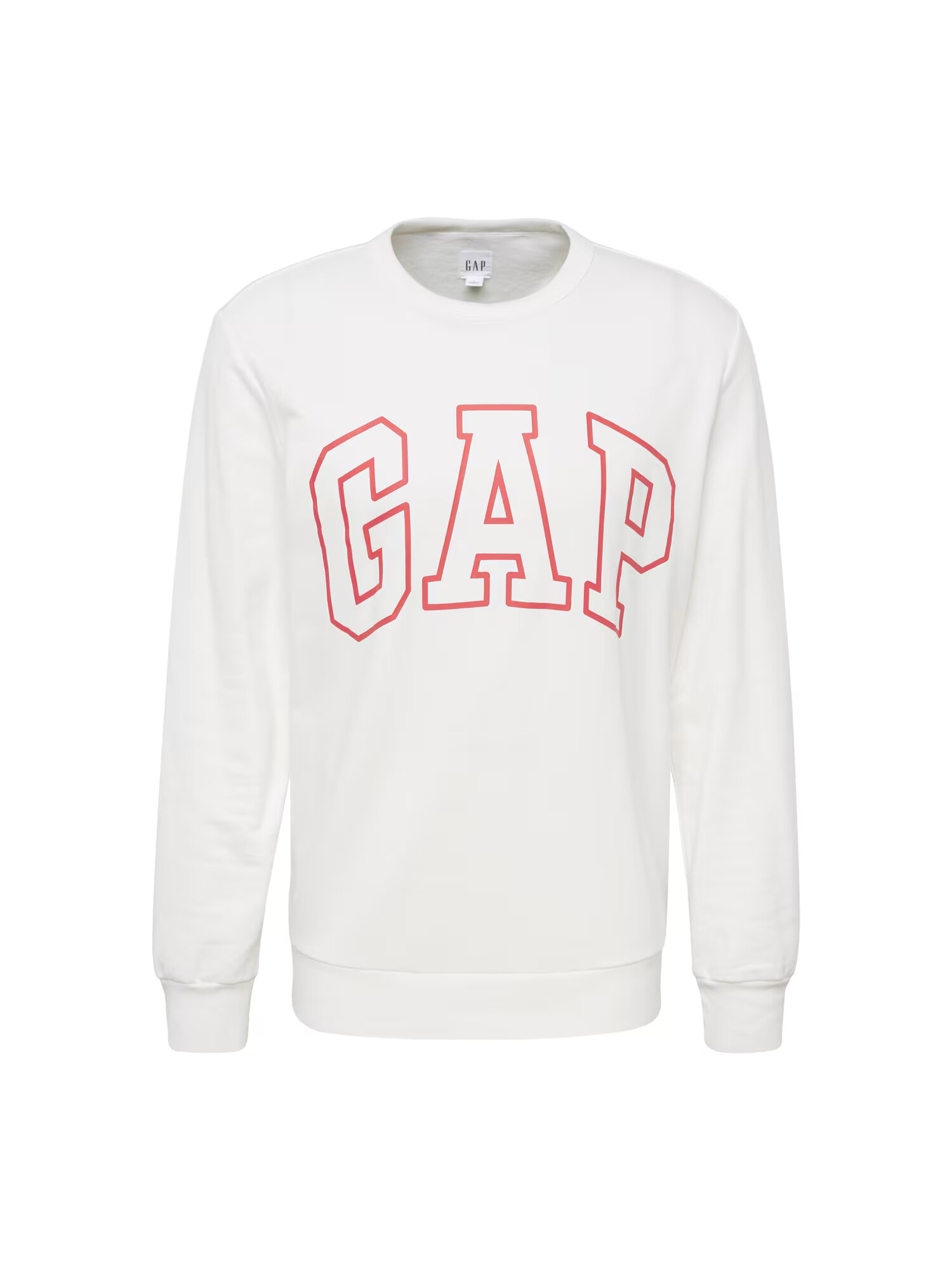 GAP Μπλούζα φούτερ κόκκινο / offwhite - Pepit.gr