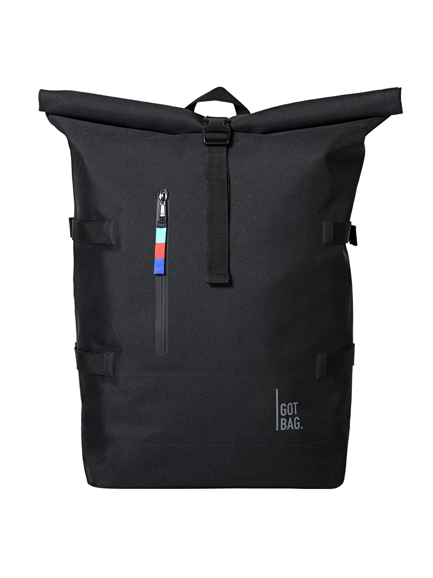 Got Bag Σακίδιο πλάτης 'Rolltop' ανοικτό γκρι / μαύρο - Pepit.gr