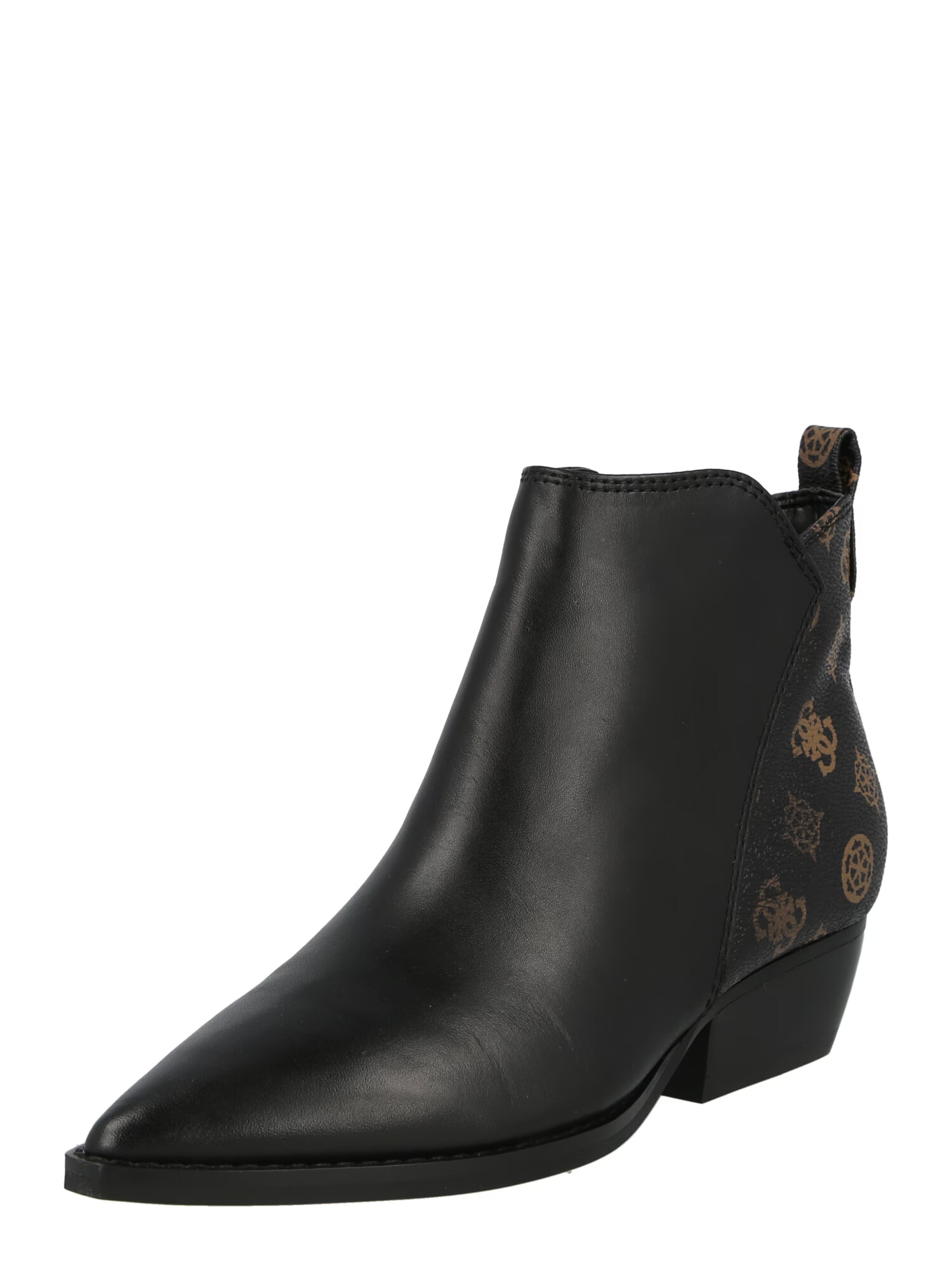 GUESS Ankle boots 'Olesia' ανοικτό καφέ / μαύρο - Pepit.gr