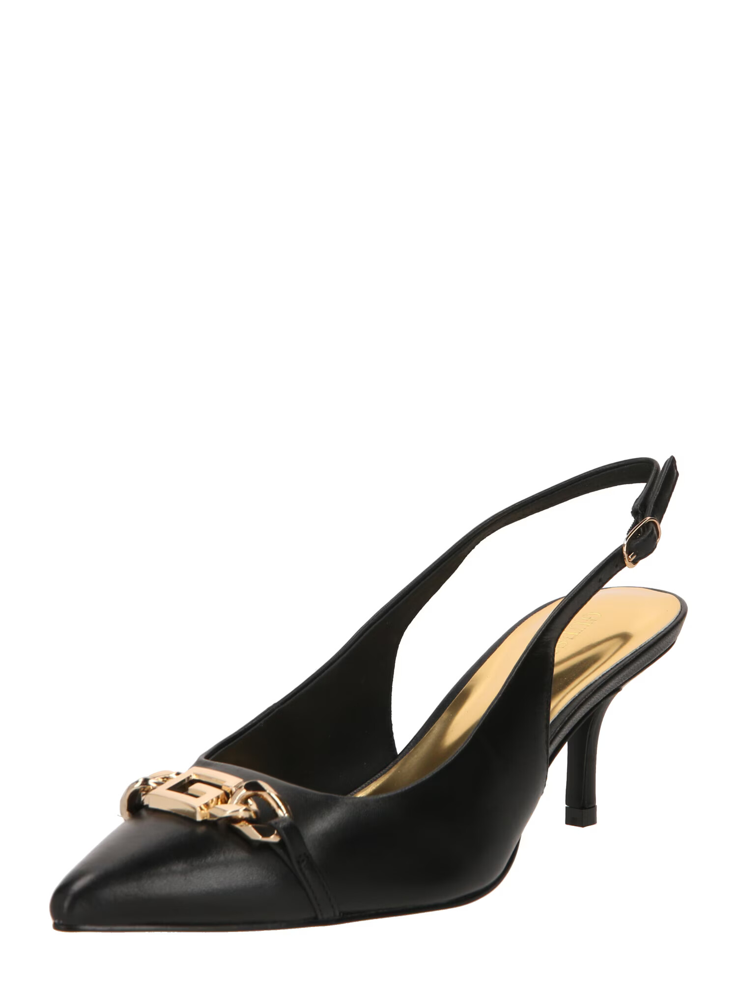 GUESS Γόβες slingback 'Dina' χρυσό / μαύρο - Pepit.gr