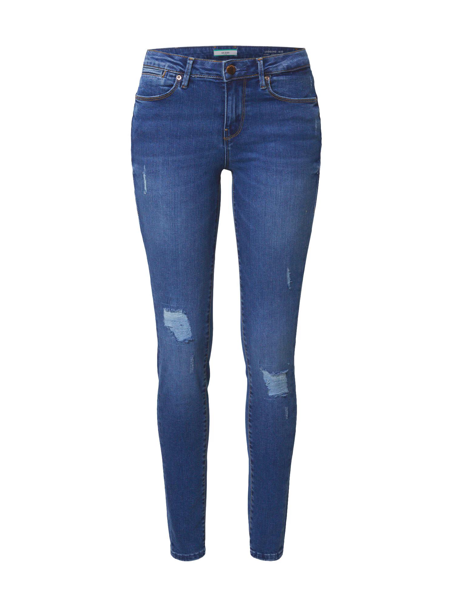 GUESS Jeggings μπλε ντένιμ - Pepit.gr