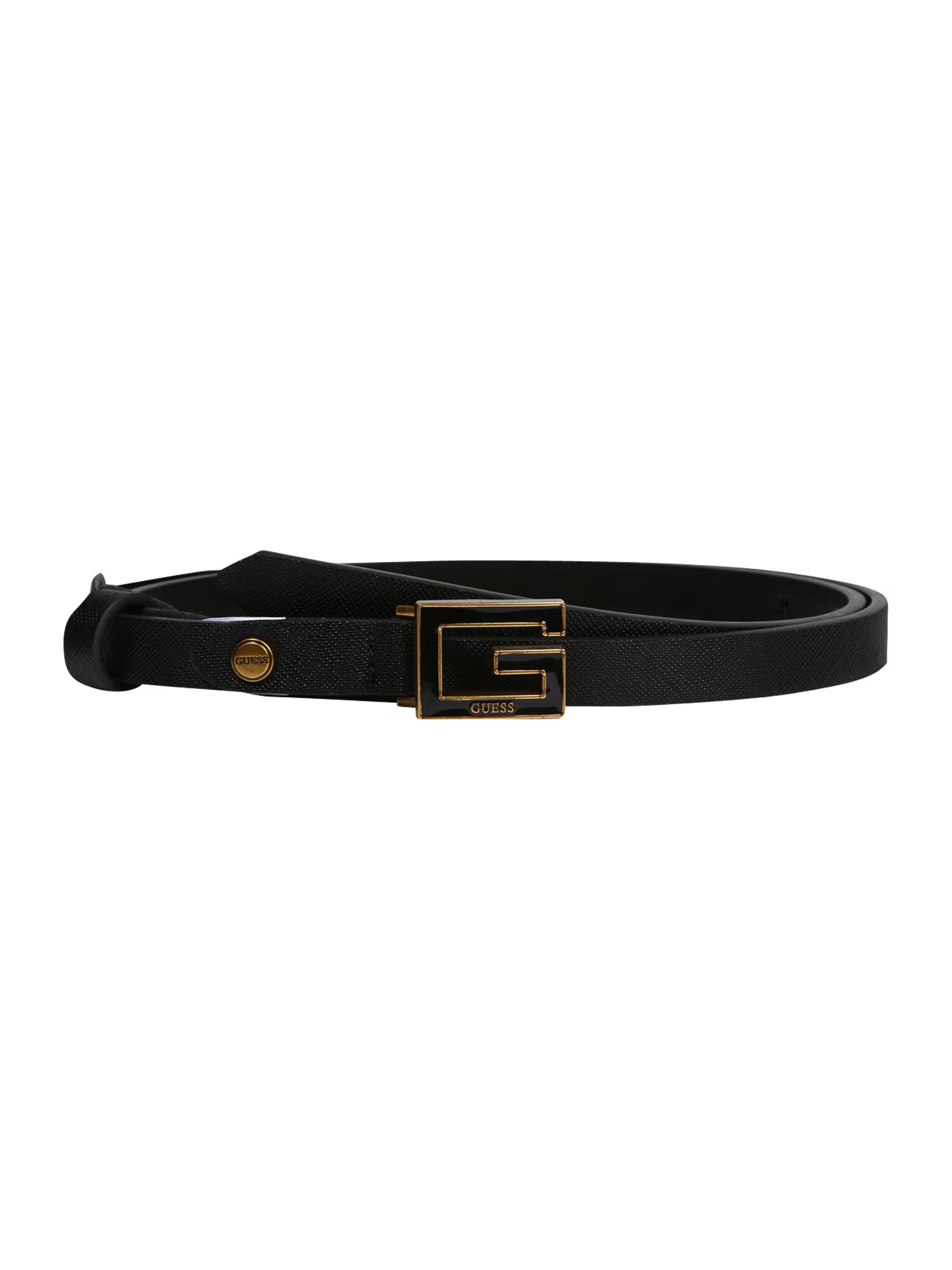 GUESS Ζώνη 'ADJUSTABLE PANT BELT' μαύρο - Pepit.gr