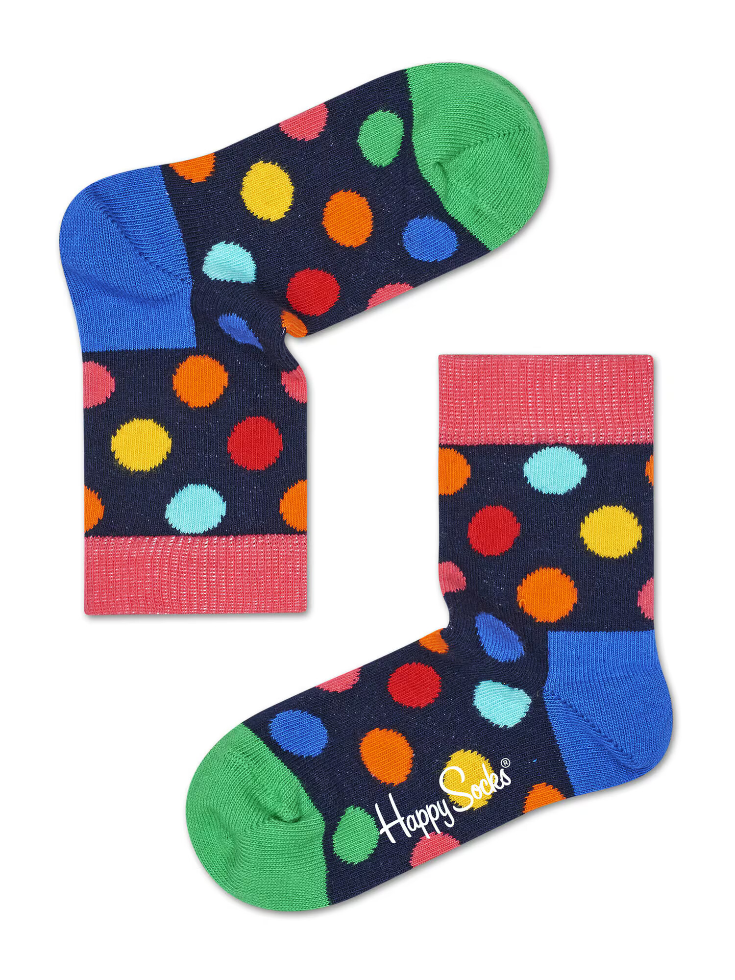 Happy Socks Κάλτσες μπλε νύχτας / μπλε ρουά / πράσινο / κόκκινο - Pepit.gr