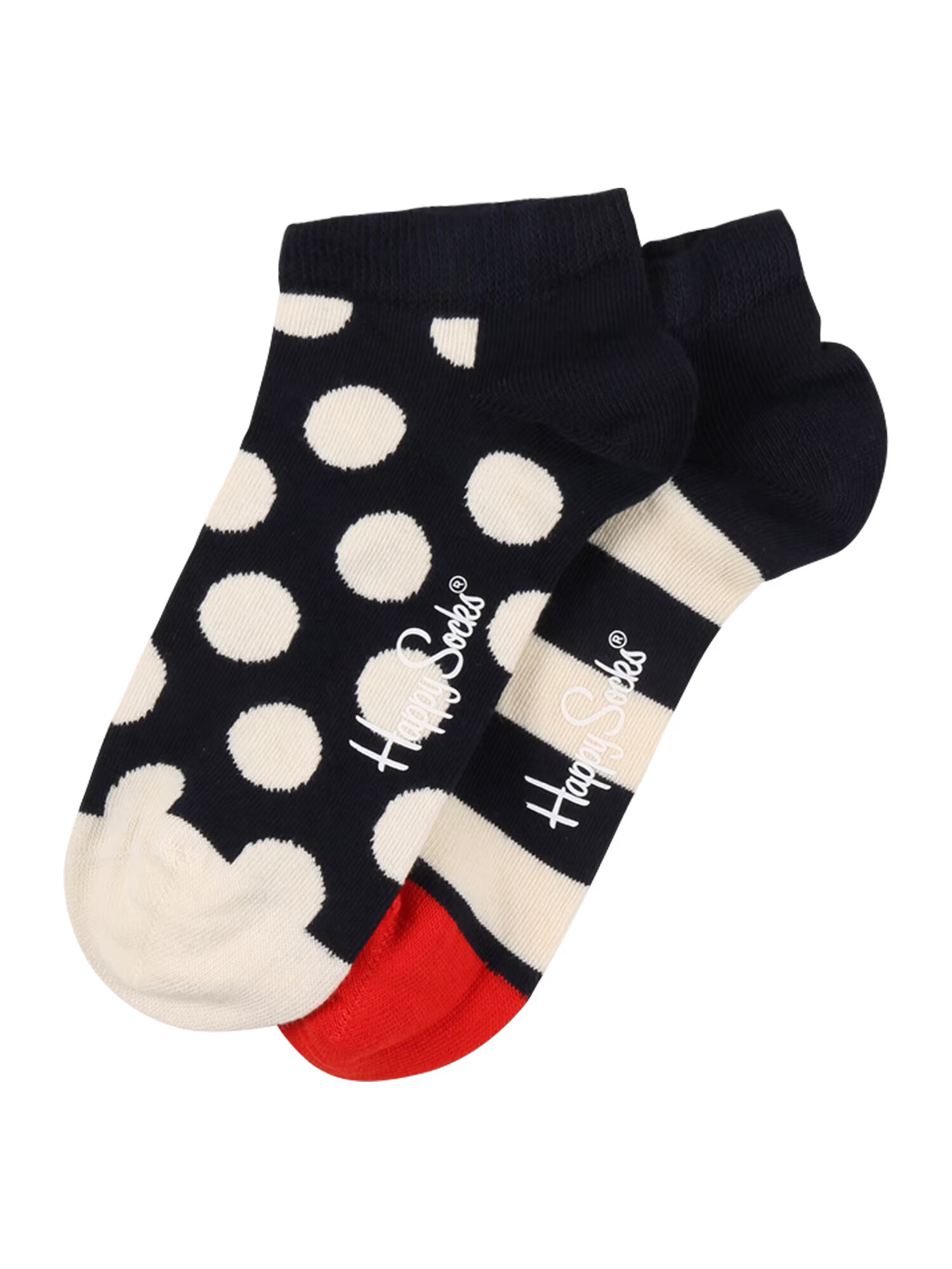 Happy Socks Κάλτσες σουμπά μπεζ / ναυτικό μπλε / κόκκινο / λευκό - Pepit.gr