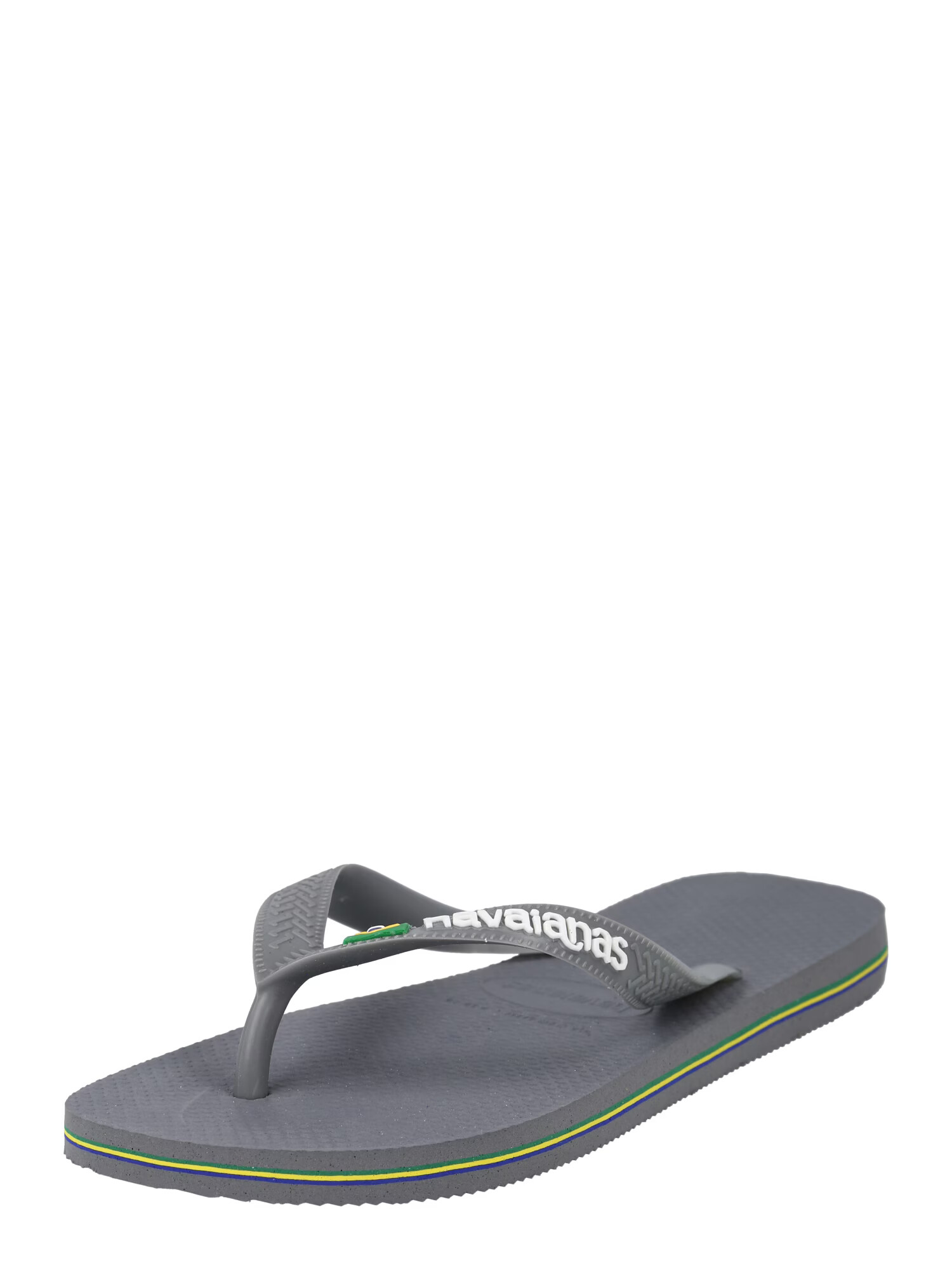 HAVAIANAS Σαγιονάρες διχαλωτές 'BRASIL' πέτρα / λευκό - Pepit.gr