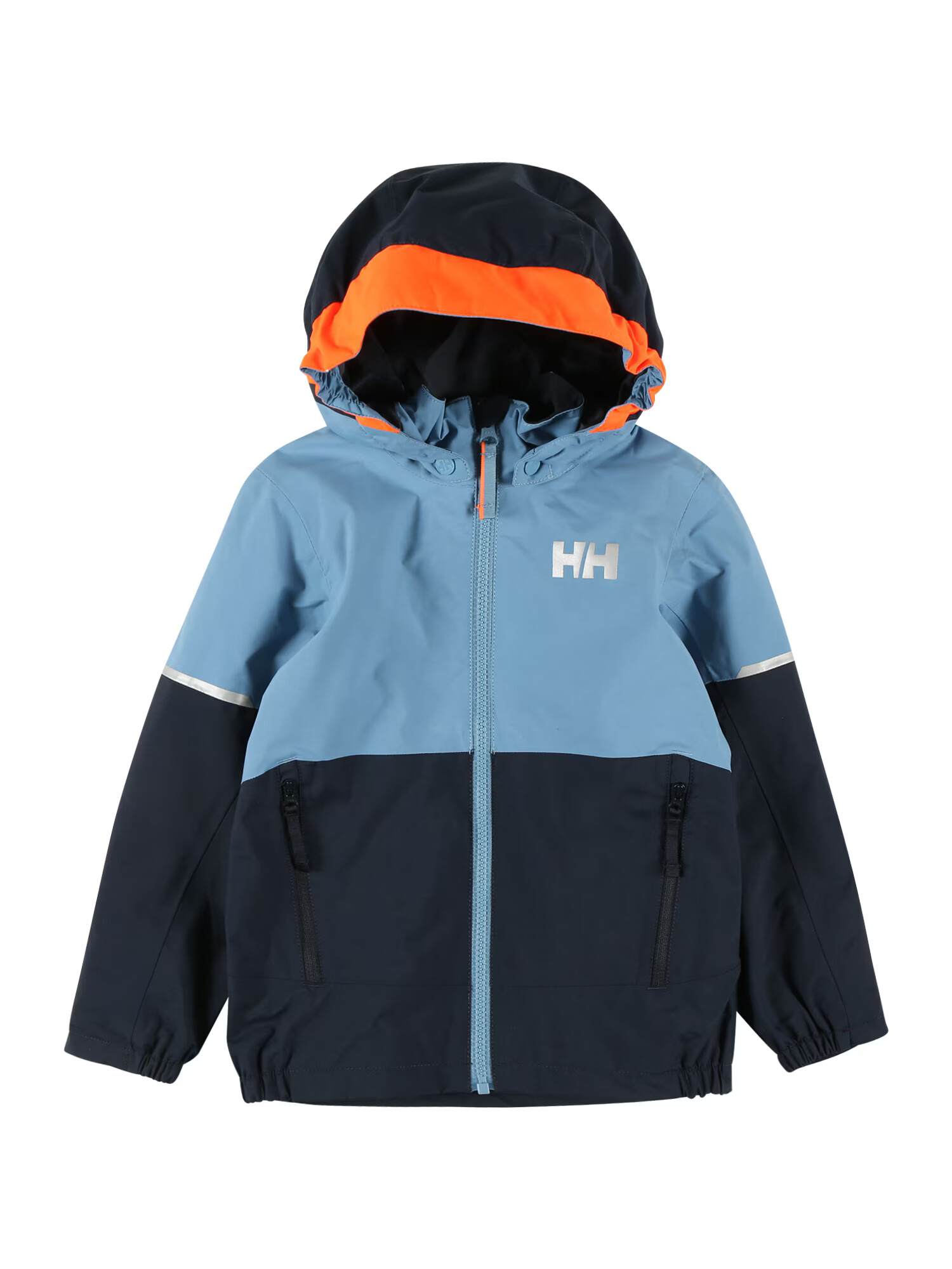 HELLY HANSEN Χειμερινό μπουφάν 'SOGN' ναυτικό μπλε / γαλάζιο / γκρι / σκούρο πορτοκαλί - Pepit.gr