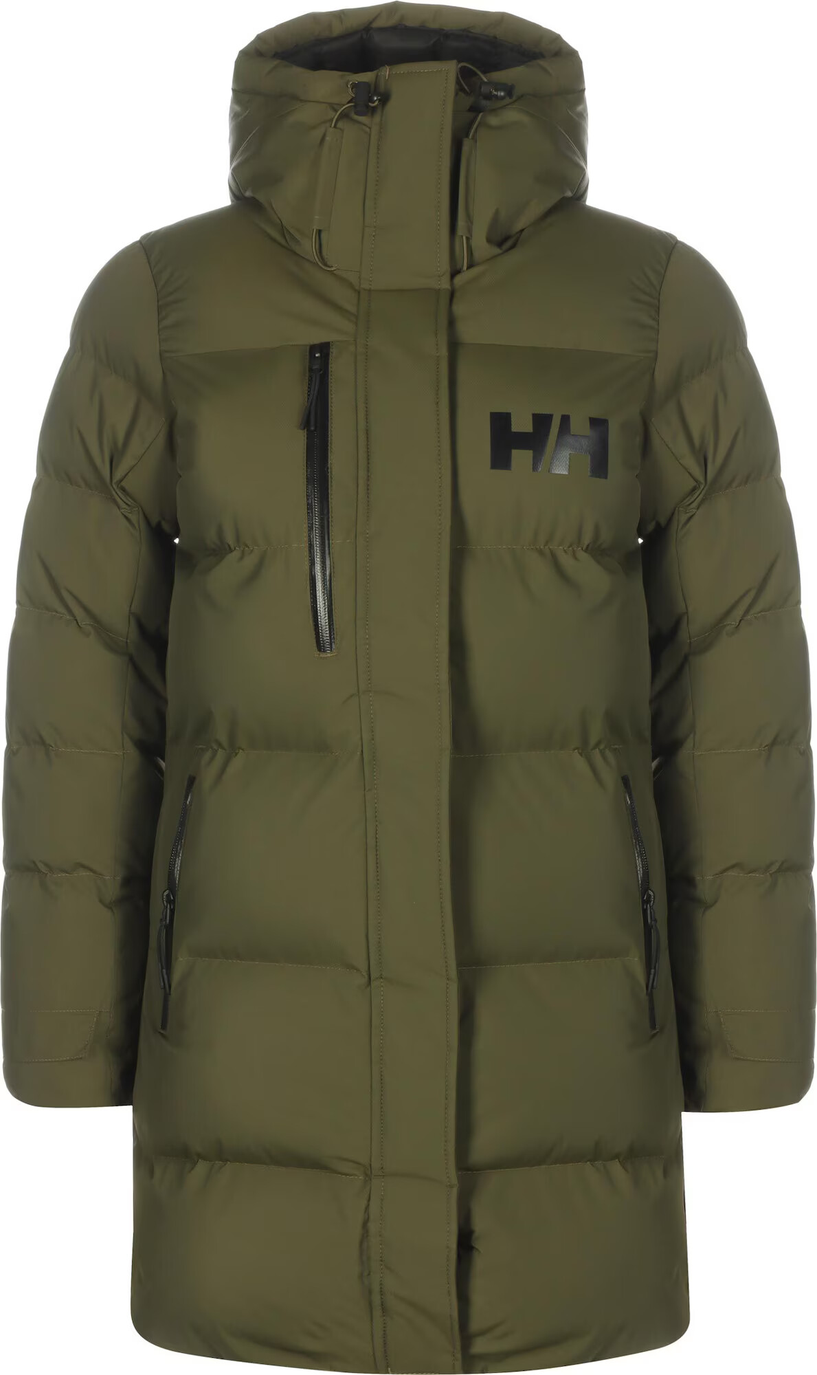 HELLY HANSEN Ανοιξιάτικο και φθινοπωρινό παλτό 'Adore Puffy' λαδί / μαύρο - Pepit.gr