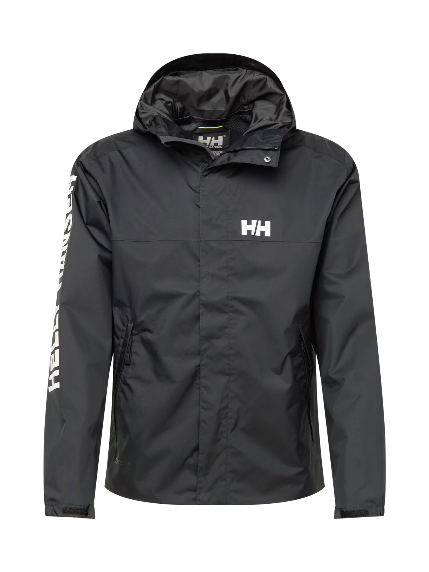 HELLY HANSEN Φθινοπωρινό και ανοιξιάτικο μπουφάν 'ERVIK' μαύρο / λευκό - Pepit.gr