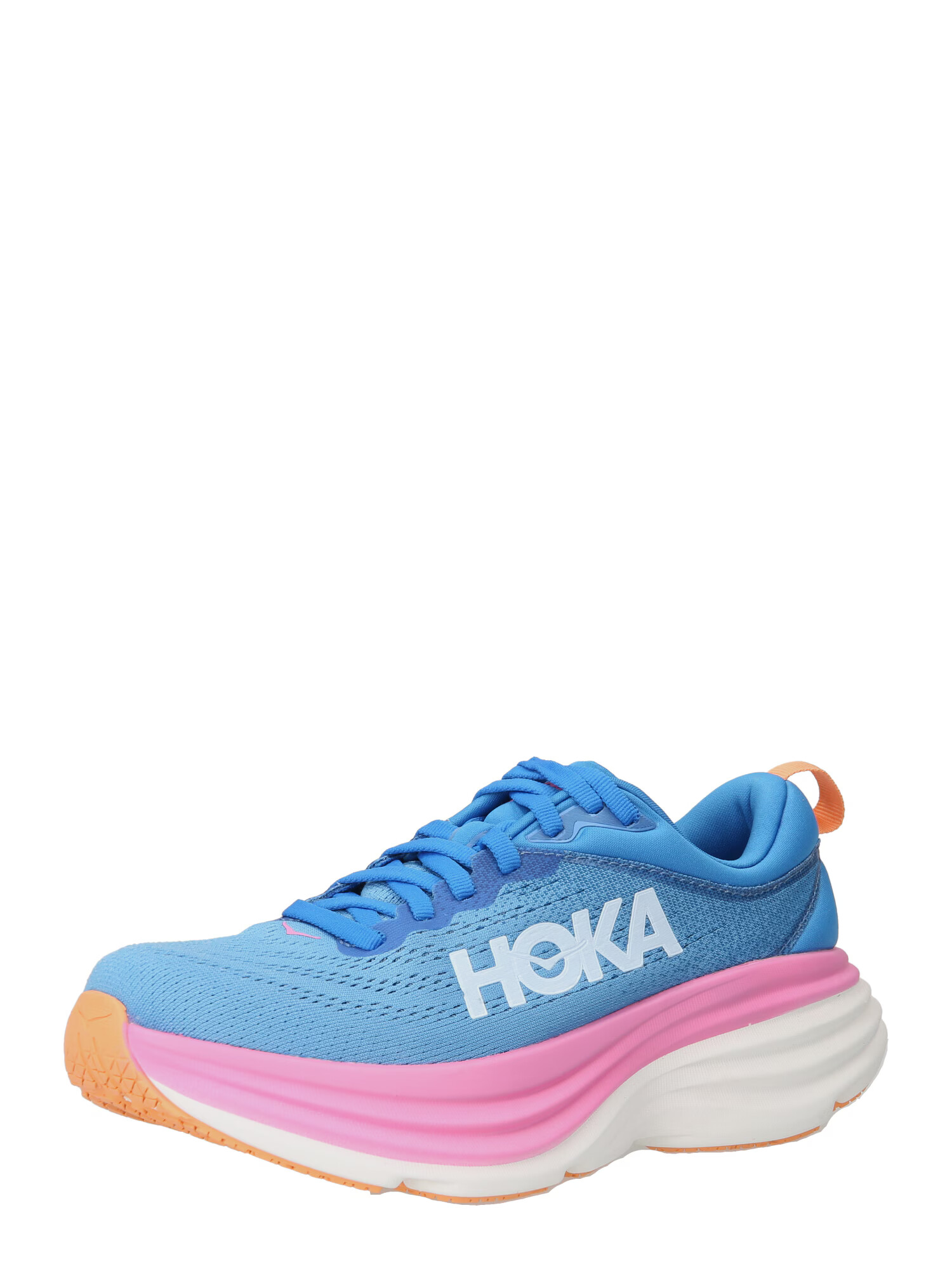 Hoka One One Παπούτσι για τρέξιμο 'BONDI 8' μπλε ουρανού / γαλάζιο / πορτοκαλί / ανοικτό ροζ - Pepit.gr