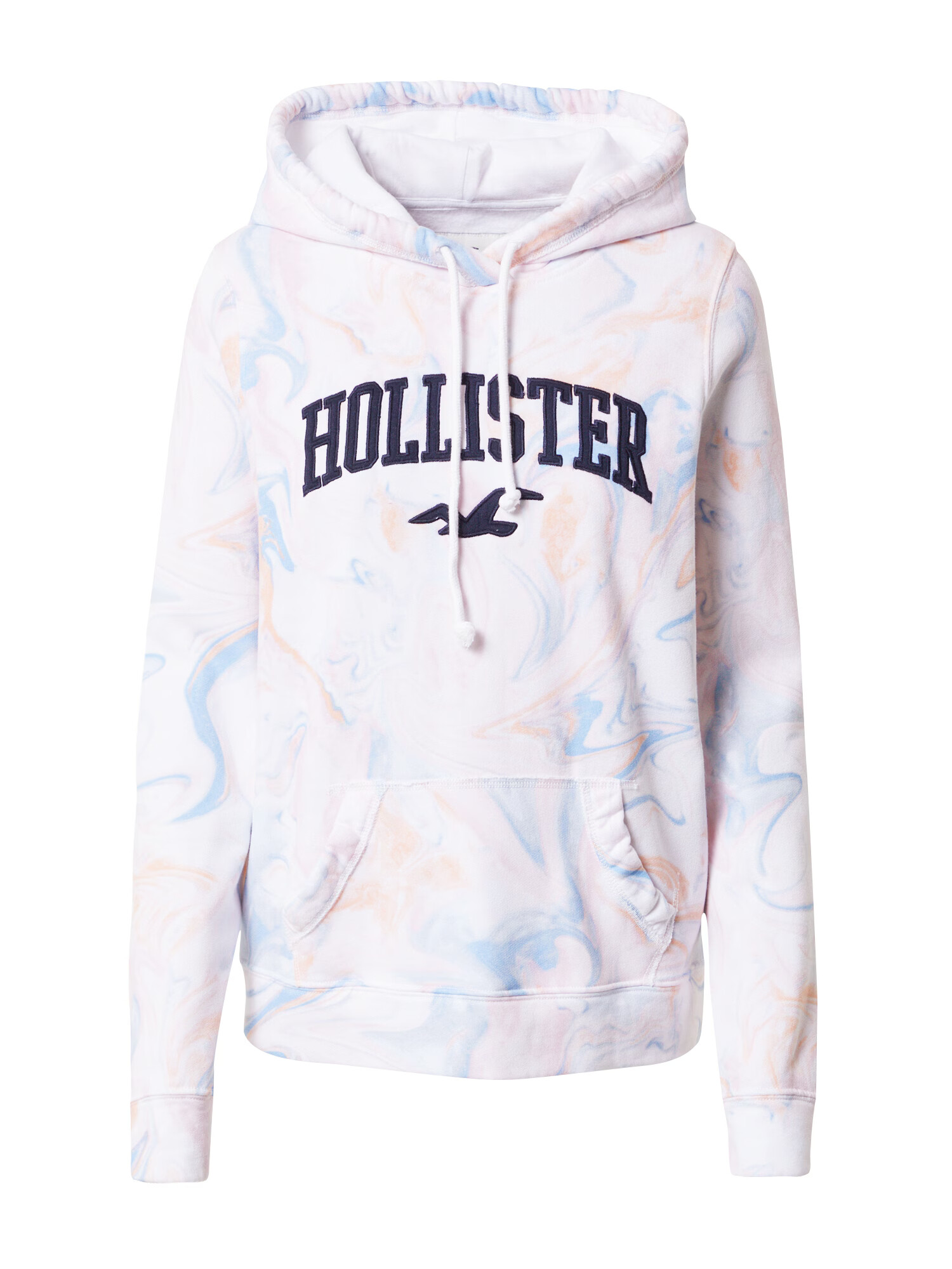 HOLLISTER Μπλούζα φούτερ γαλάζιο / κίτρινο / ρόδινο / offwhite - Pepit.gr