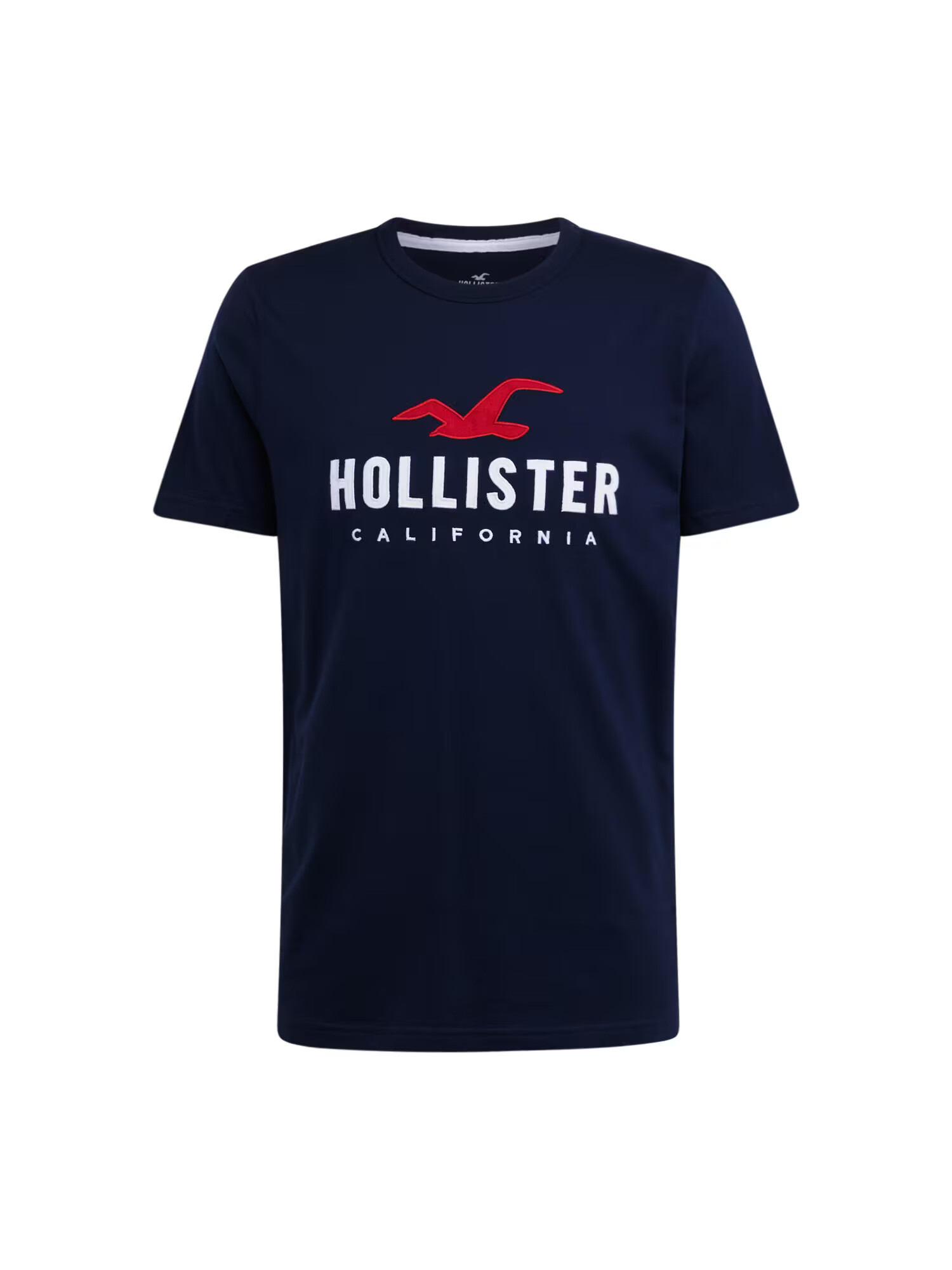 HOLLISTER Μπλουζάκι 'EMEA' ναυτικό μπλε / κόκκινο / λευκό - Pepit.gr