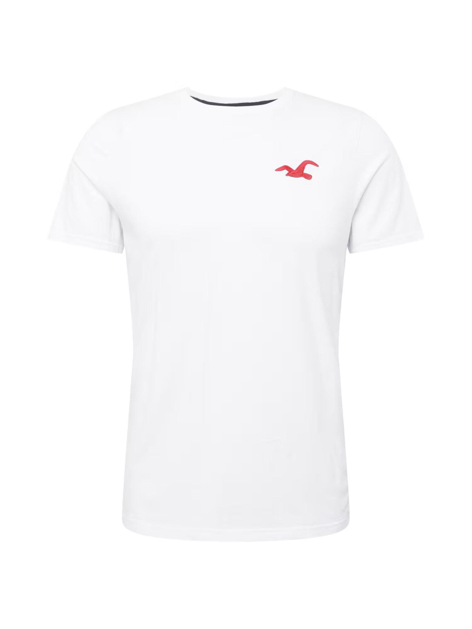 HOLLISTER Μπλουζάκι κόκκινο / offwhite - Pepit.gr